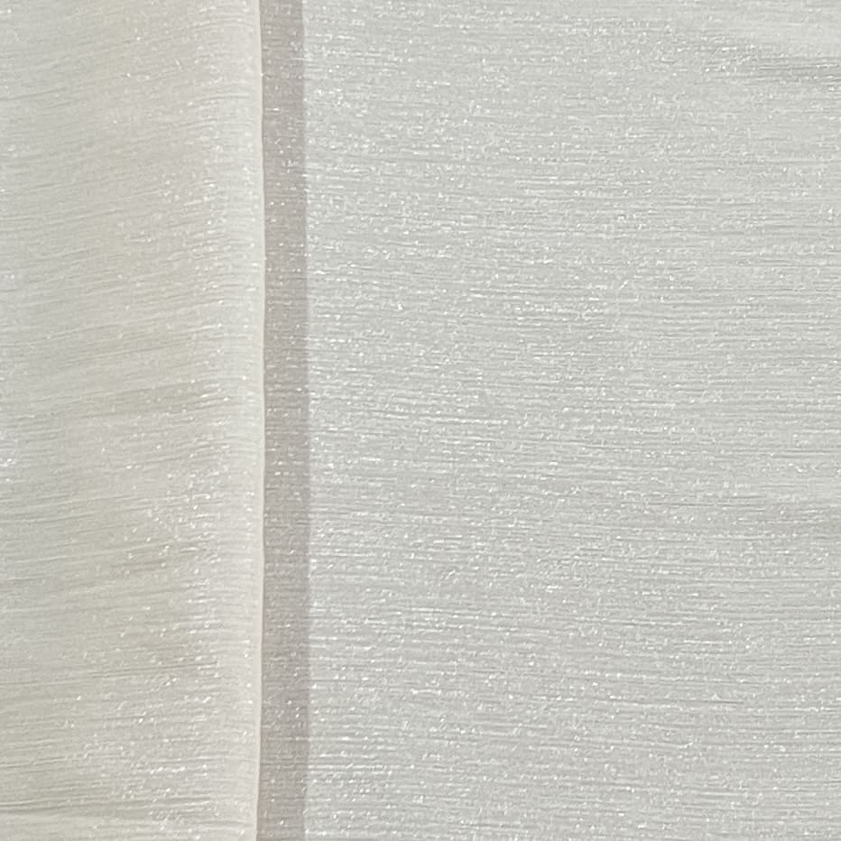 Exclusive Beige Solid Shimmer Chiffon Fabric - Image 3