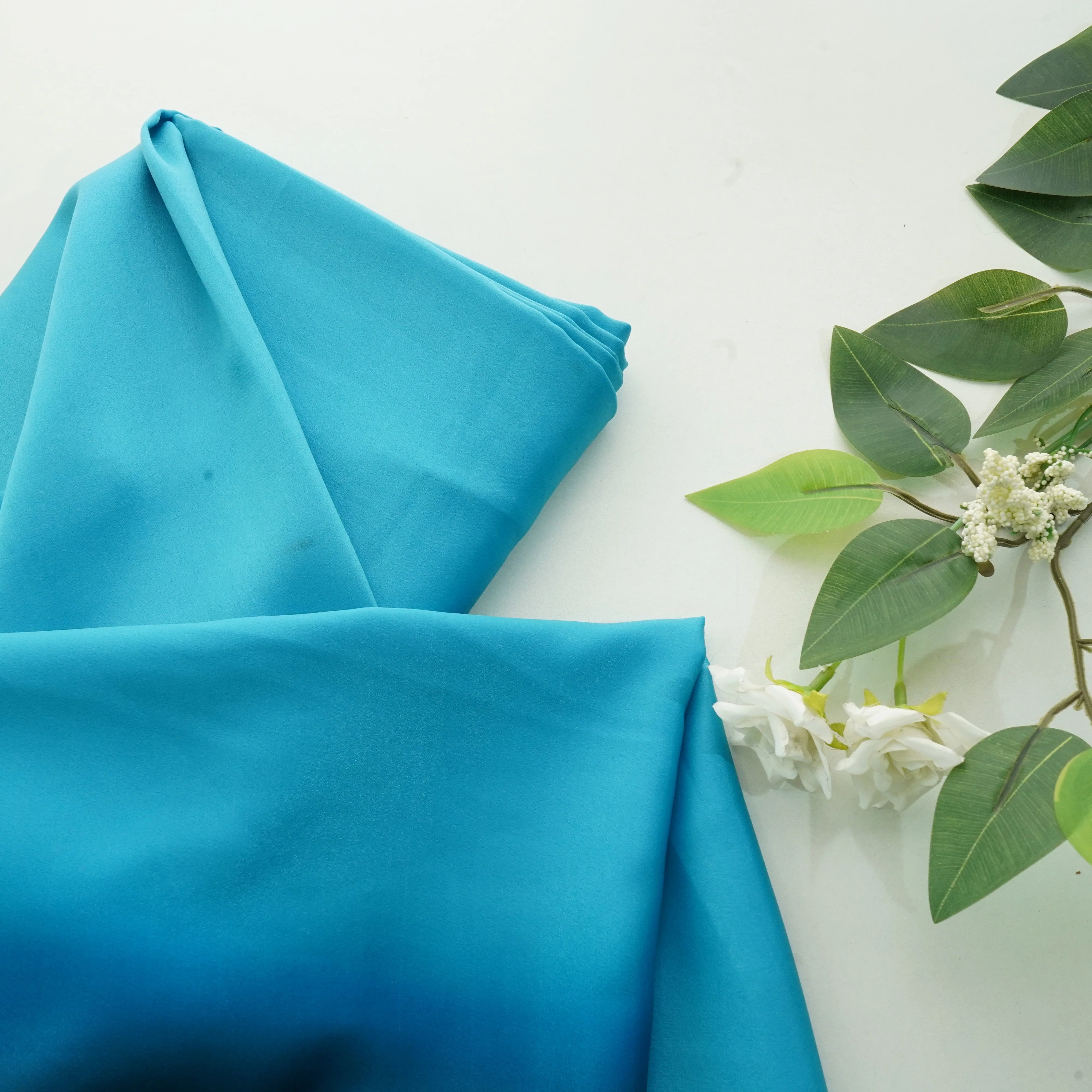 Blue Ombre Gucci Satin Fabric 15340