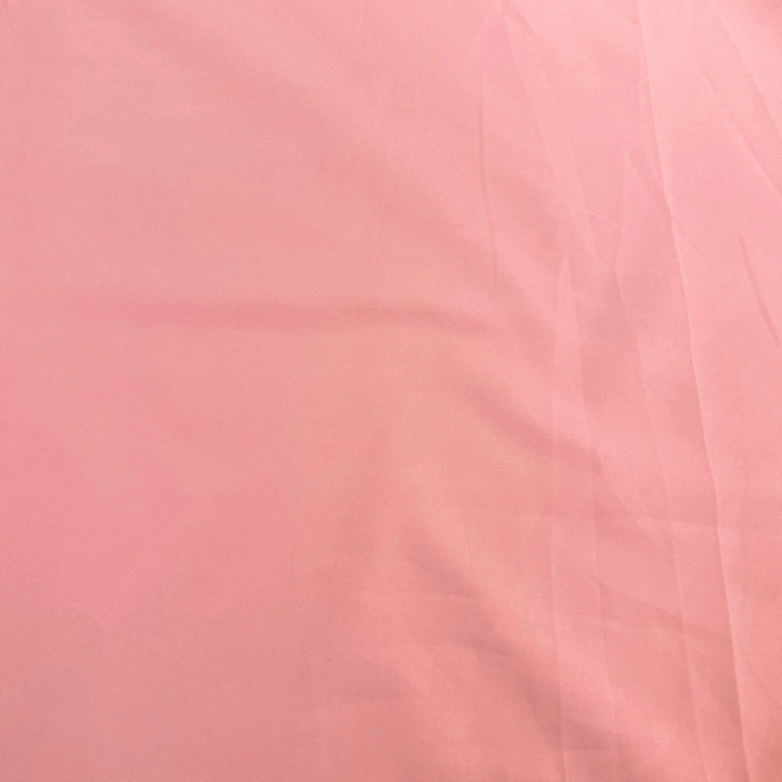 Exclusive Coral Pink Solid Malai Crepe Fabric - Image 2