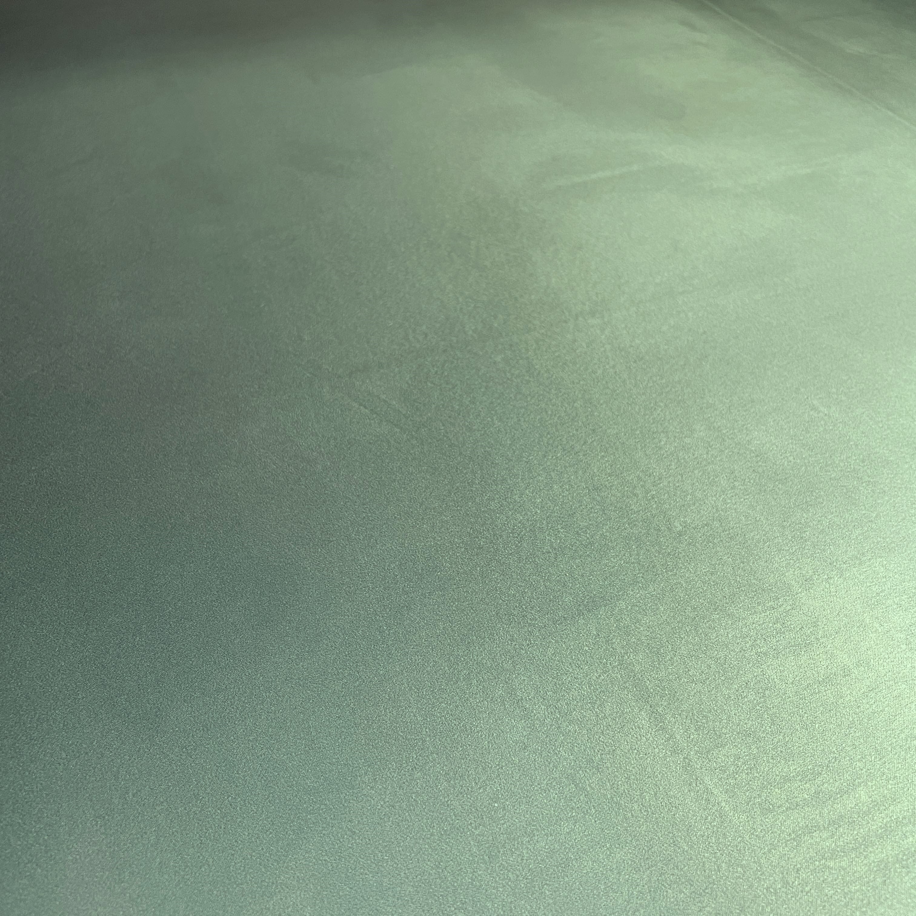 Exclusive Dark Green Ombre Gucci Satin Fabric