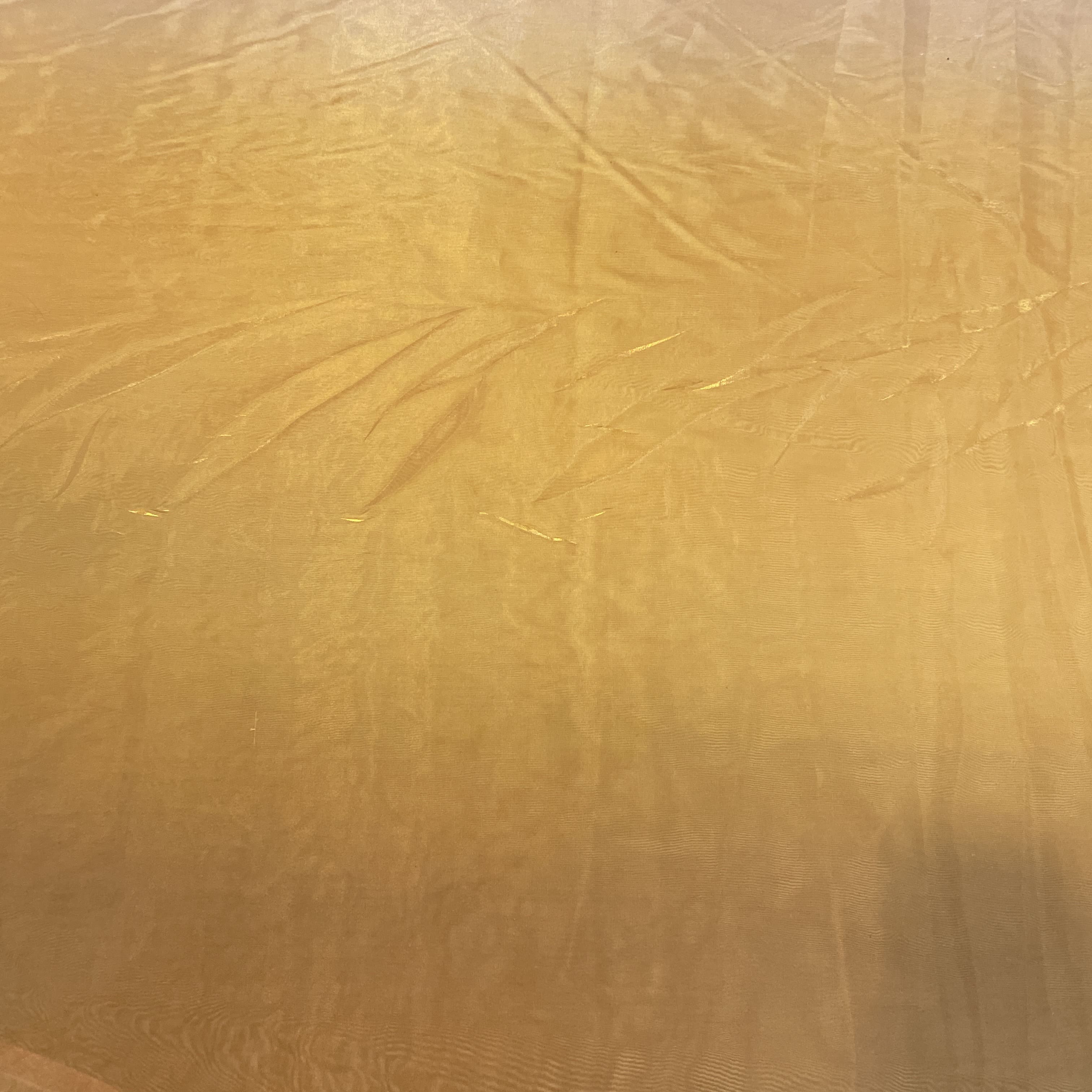 Exclusive Mustard Yellow Ombre Organza Fabric - Image 2