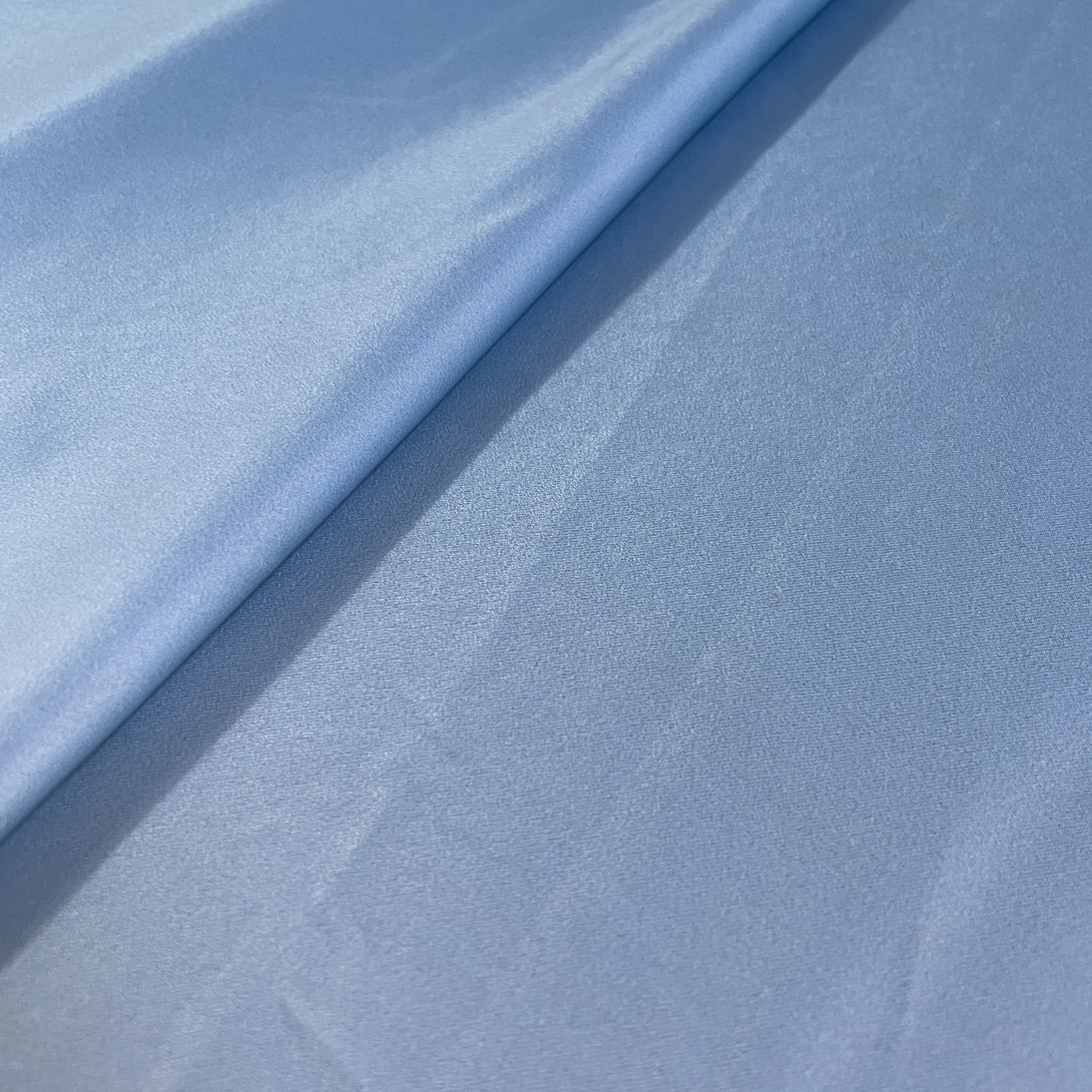 Exclusive Sky Blue Ombre Gucci Satin Fabric - Image 3