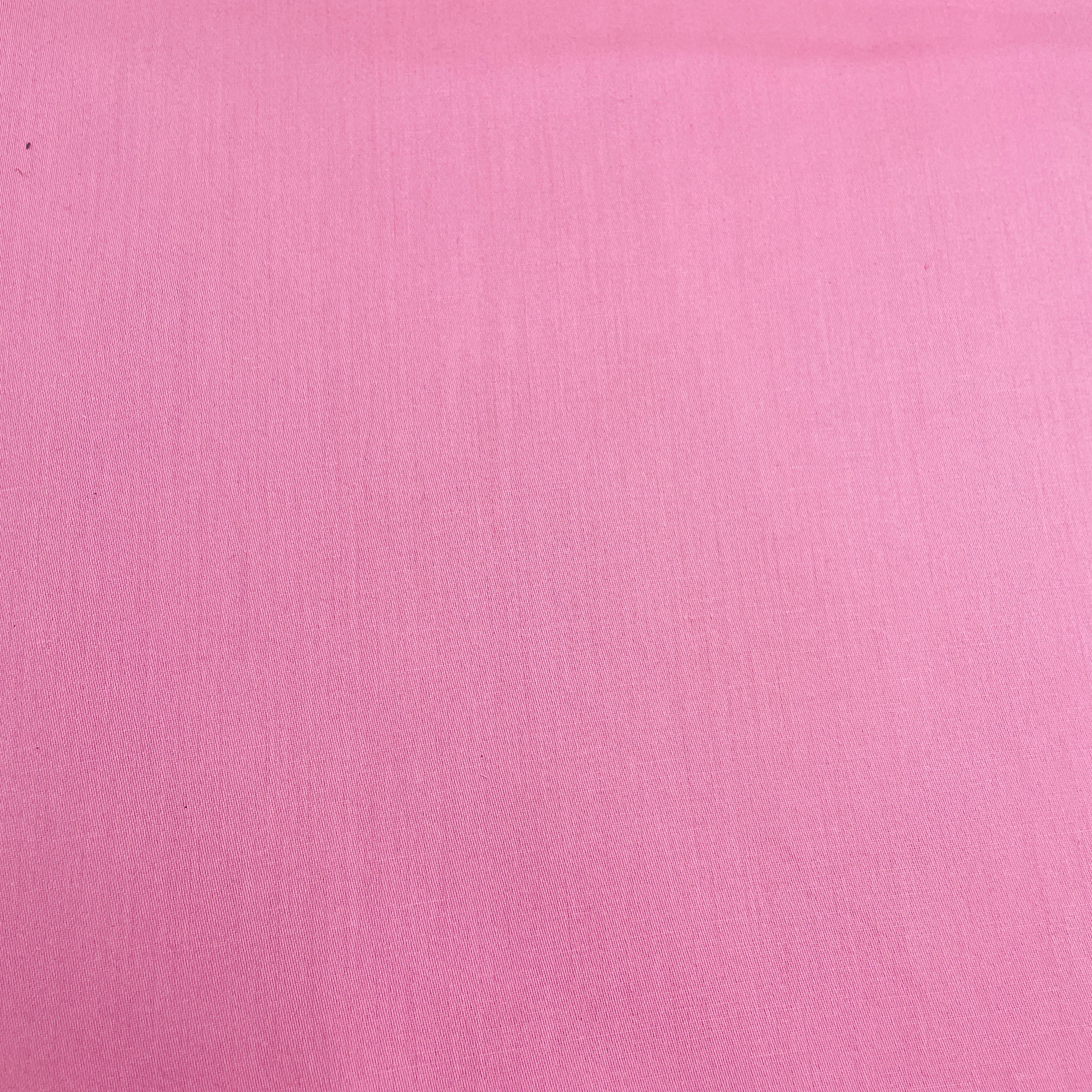 Flamingo Pink Solid Cotton Satin Fabric - Image 2