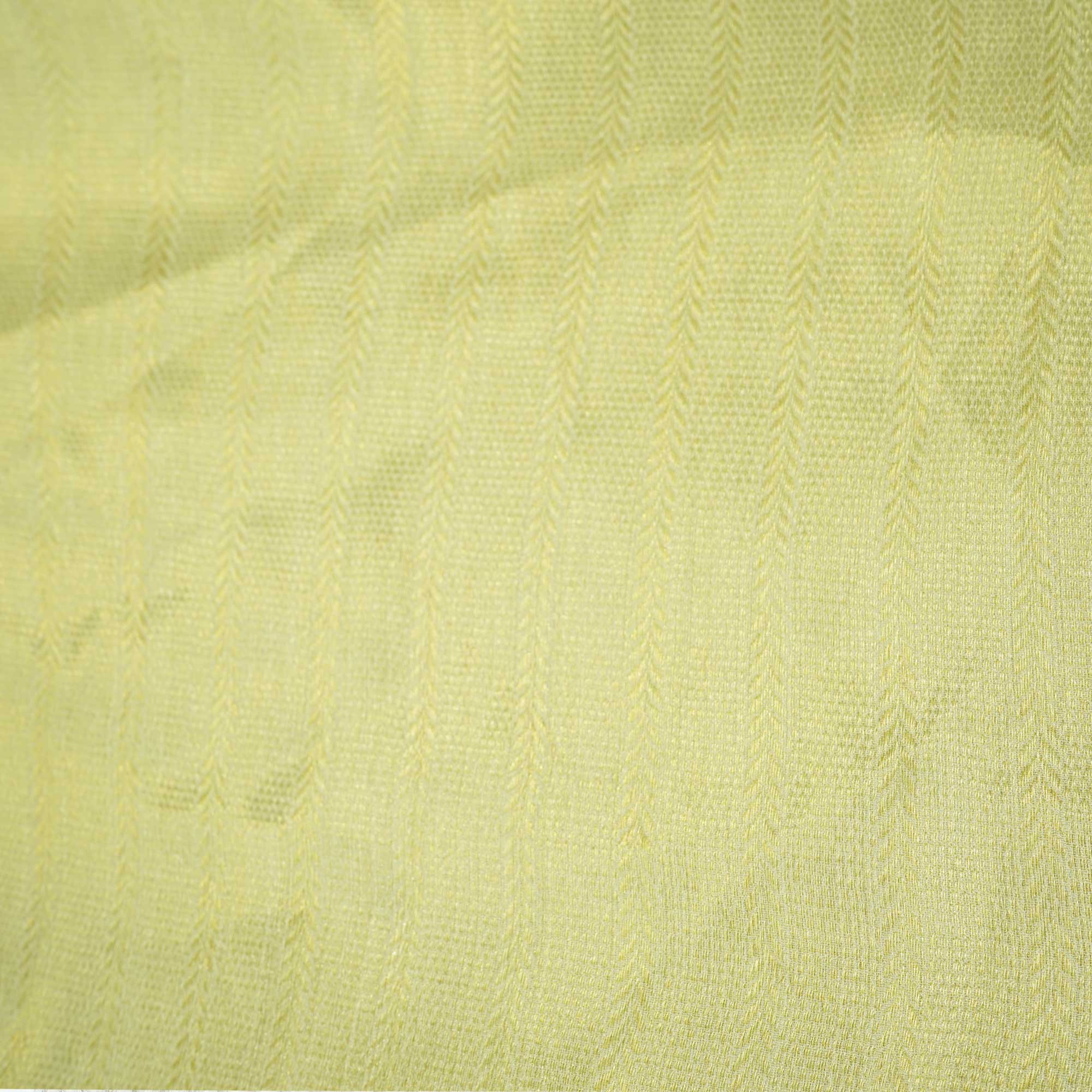 Gold Traditional Jacquard Chiffon Silk KRE-16942 - Image 4