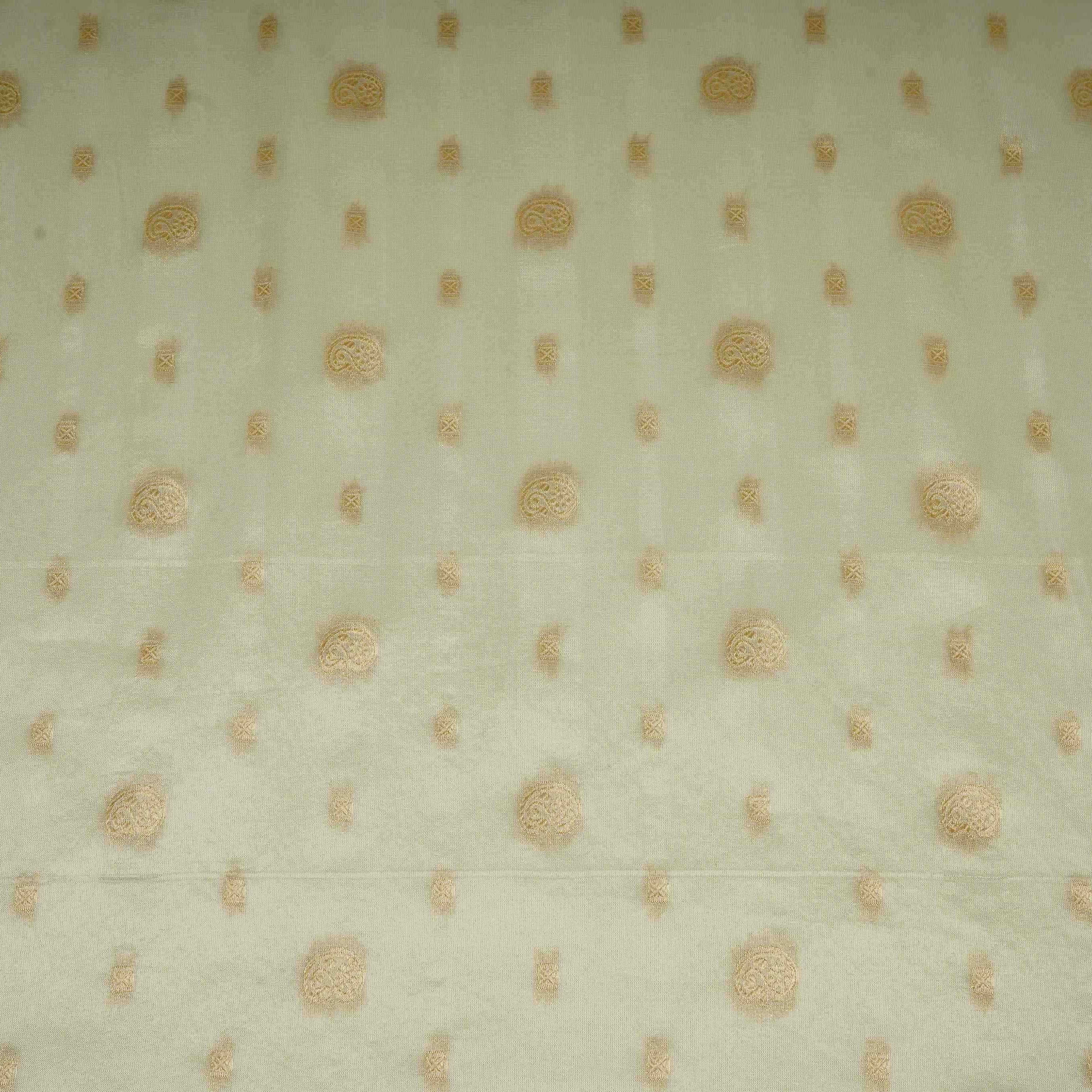 Golden Buti Kanjivaran Silk Fabric MTI-31227 - Image 2