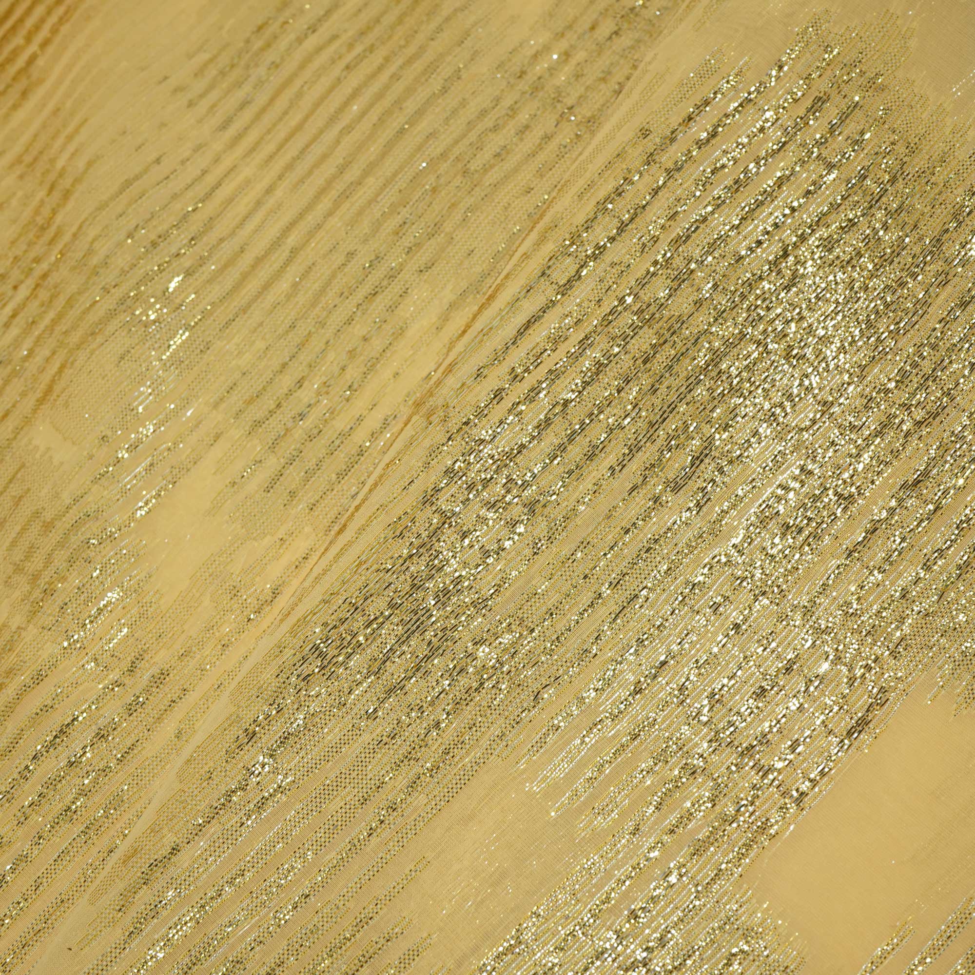 Golden With Gold Lurex Chiffon Lurex OE-12409 - Image 3