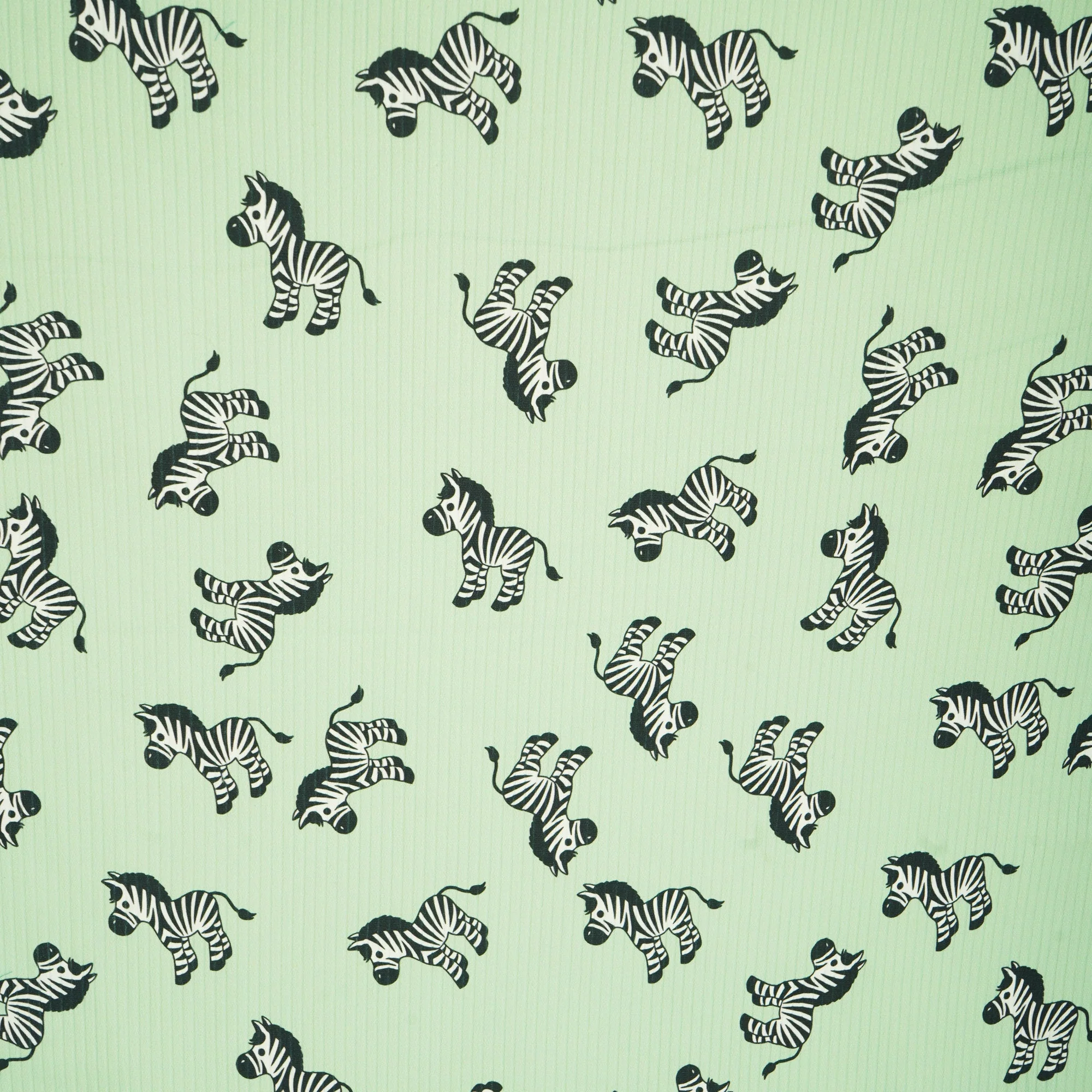 Green Kids Print Hosiery Fabric RS-24459 - Image 4