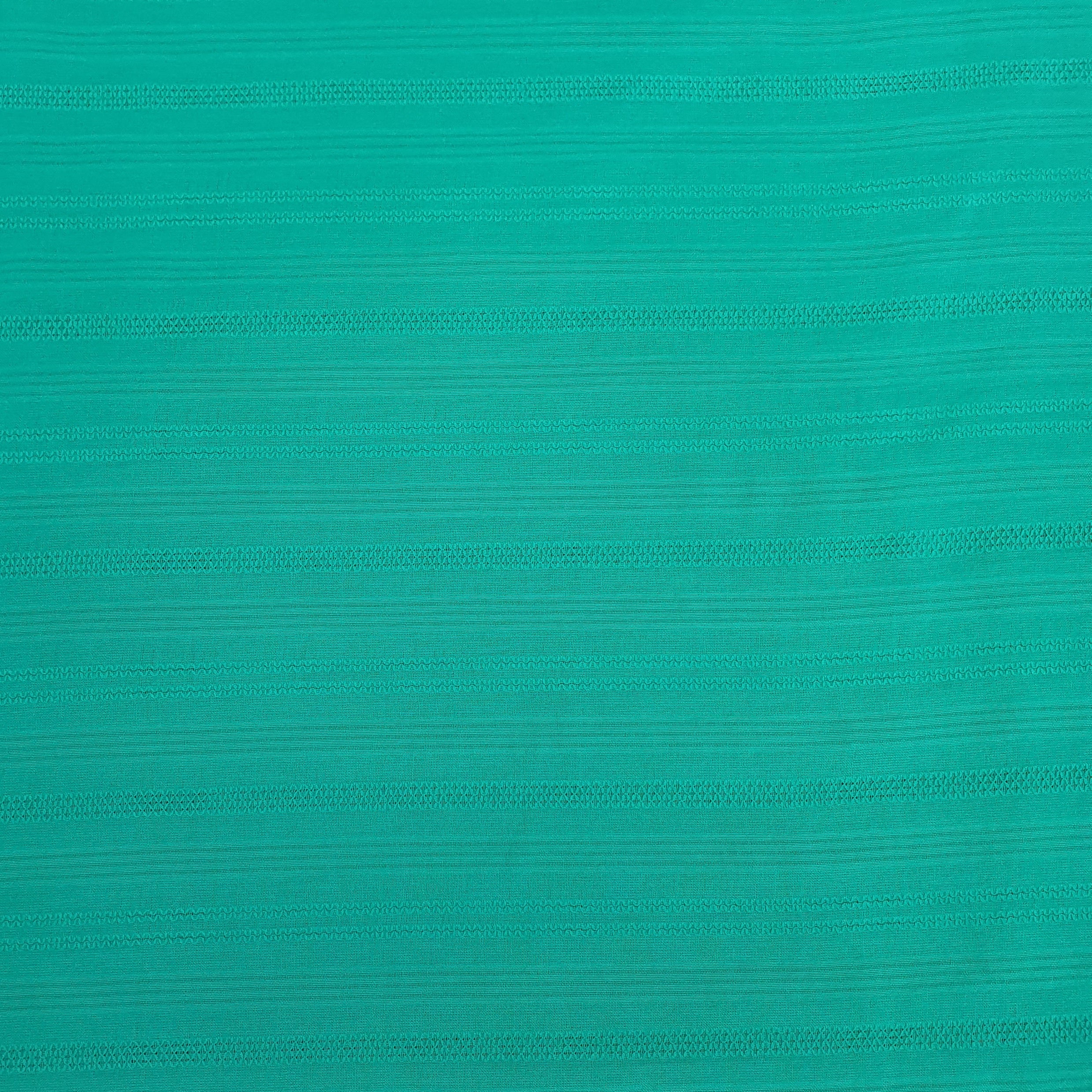Green Solid Jacquard Cotton Fabric, Plain Weave 48 Inches, TU-2005 - Image 3