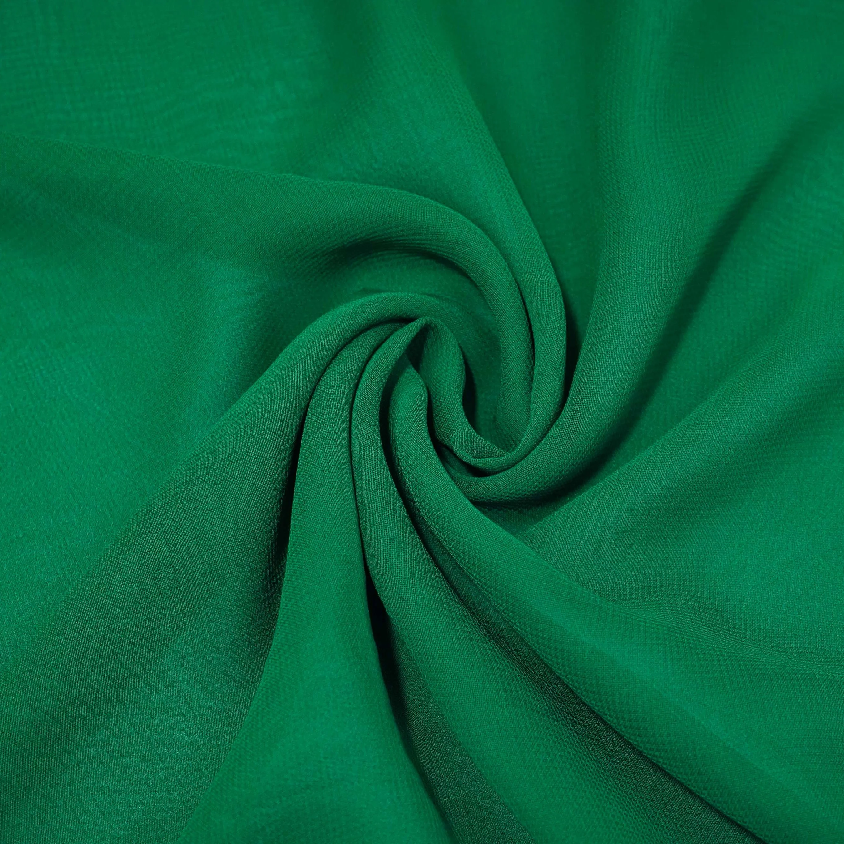 Green Solid Royal Georgette Fabric MKR-13 - Image 3