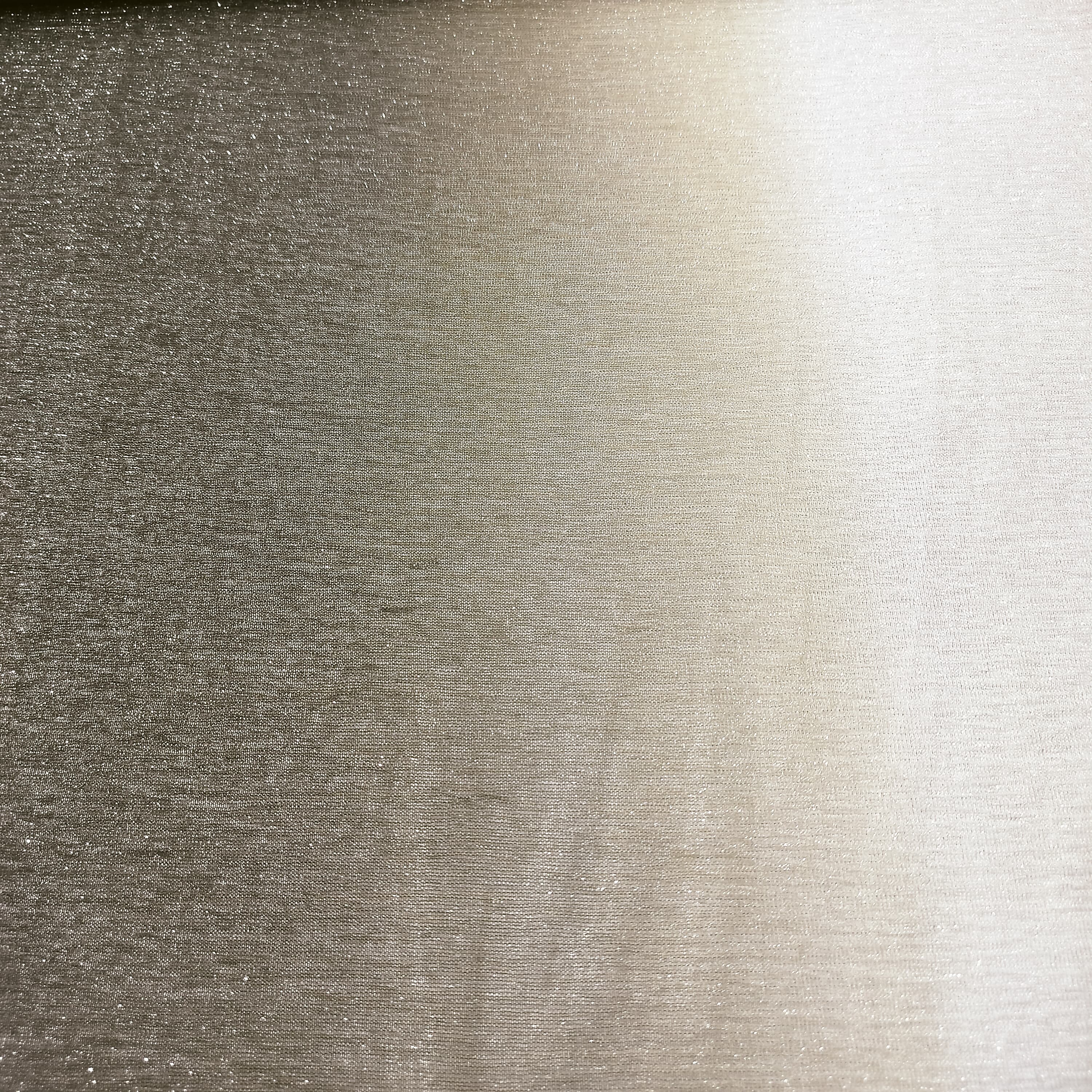 Green & White Imported Shaded Shimmer Knitted Lycra Fabric 9260