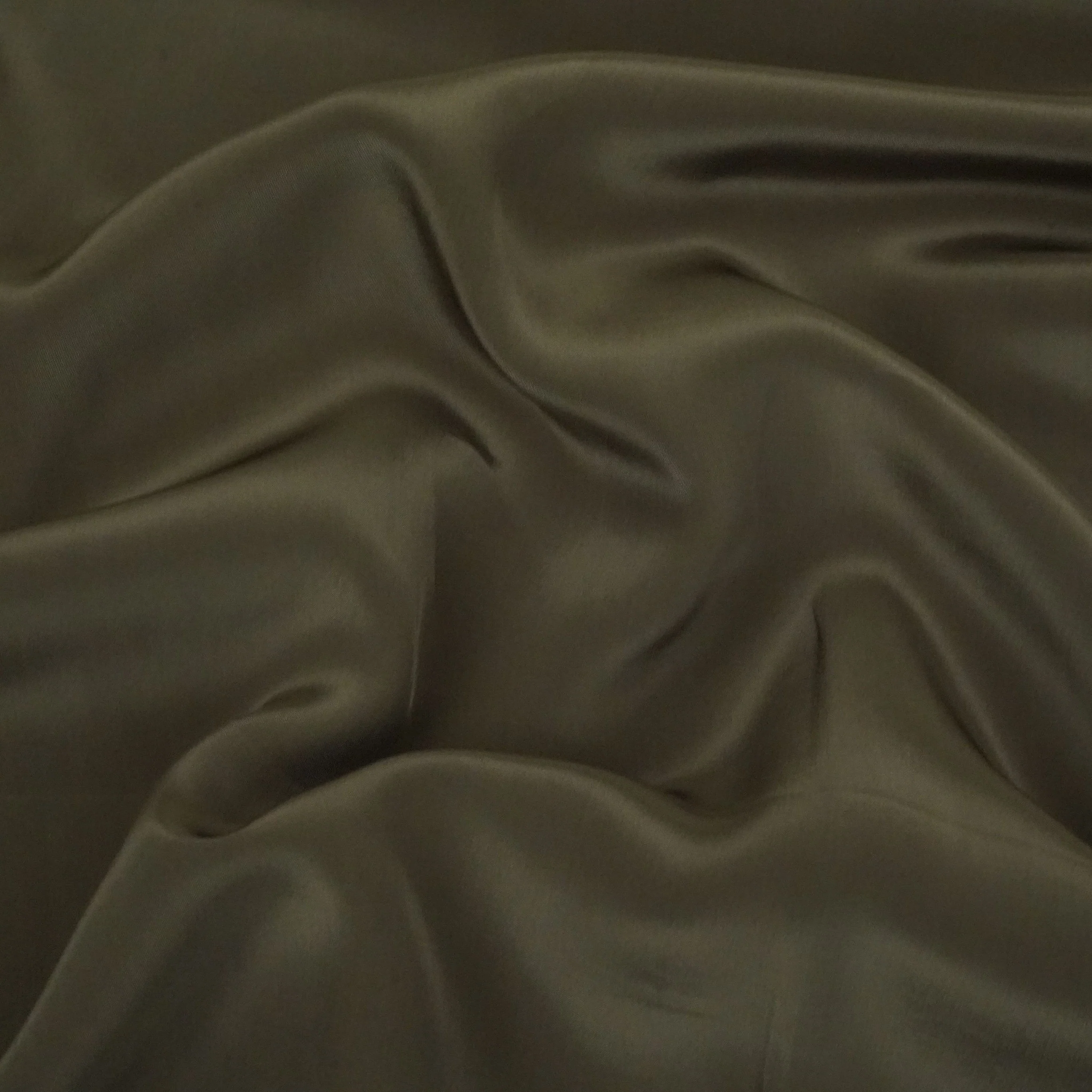 Grey Solid Natural Crepe Fabric 19739 - Image 5