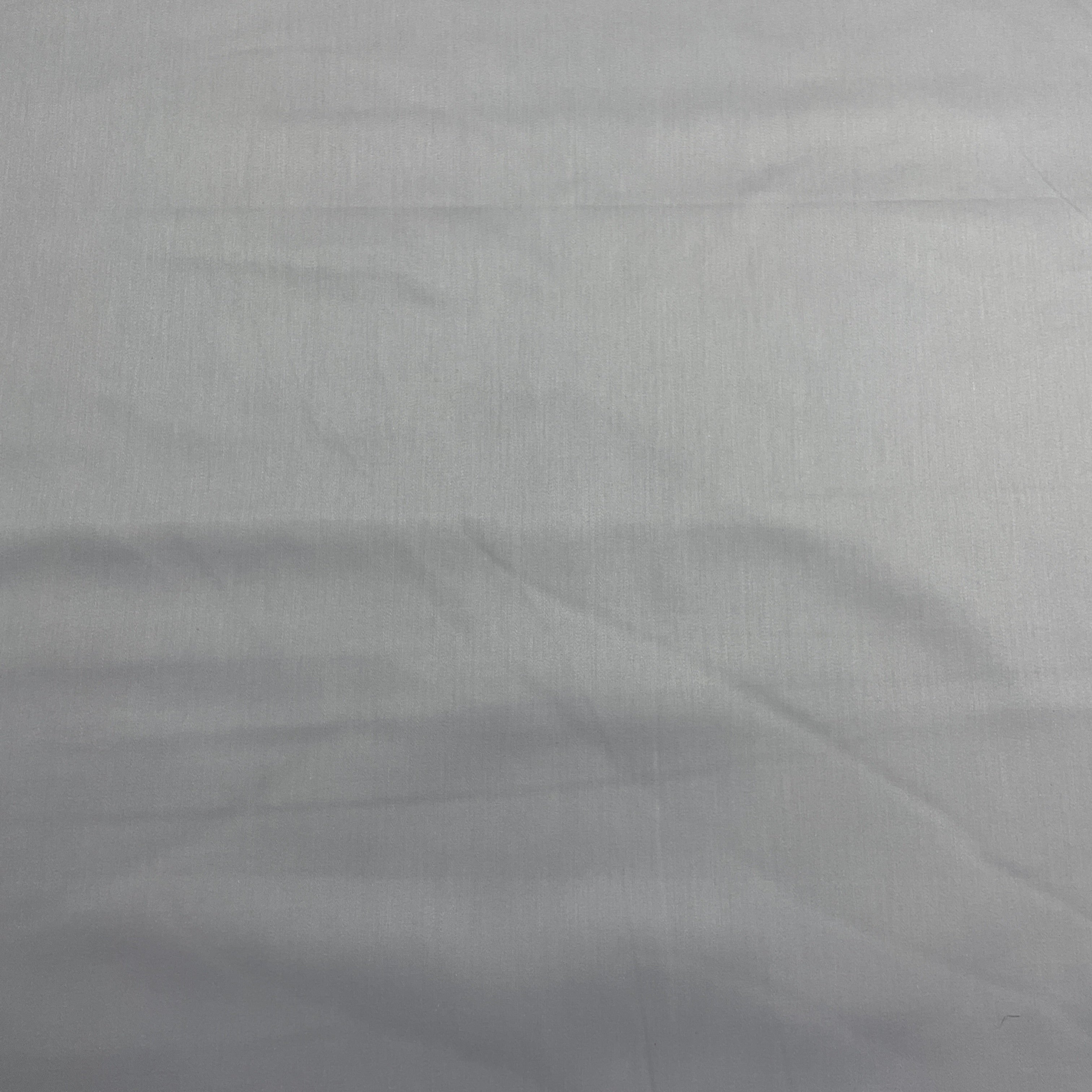 Grey Solid Premium Cotton Satin Fabric - Image 2