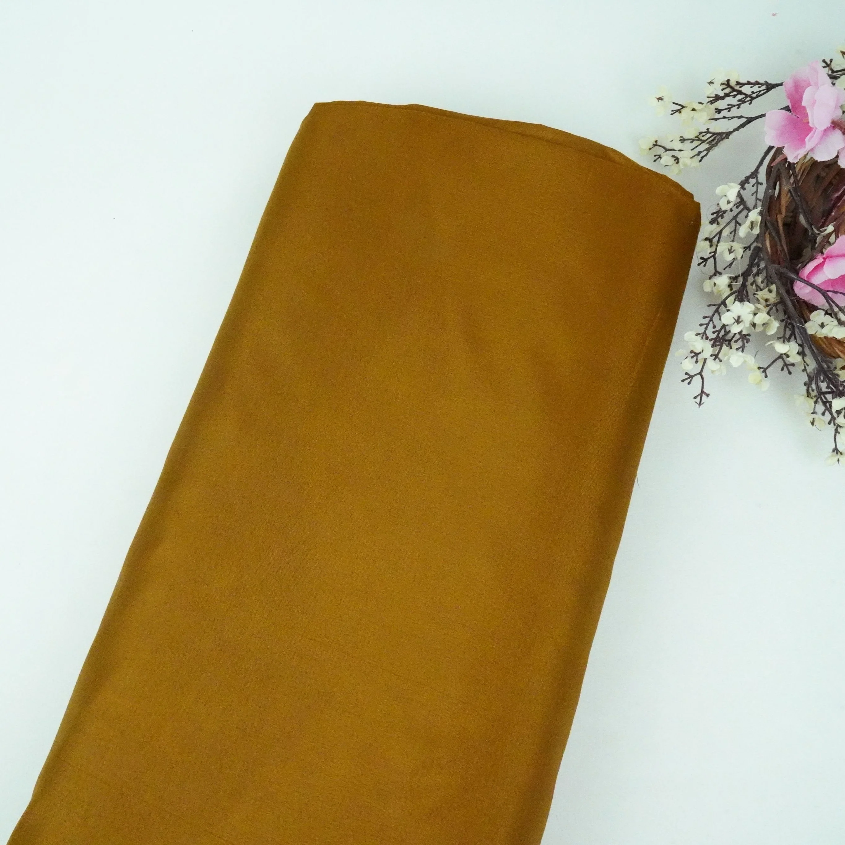 Harvest Gold Solid Shantoon Fabric BF-14623