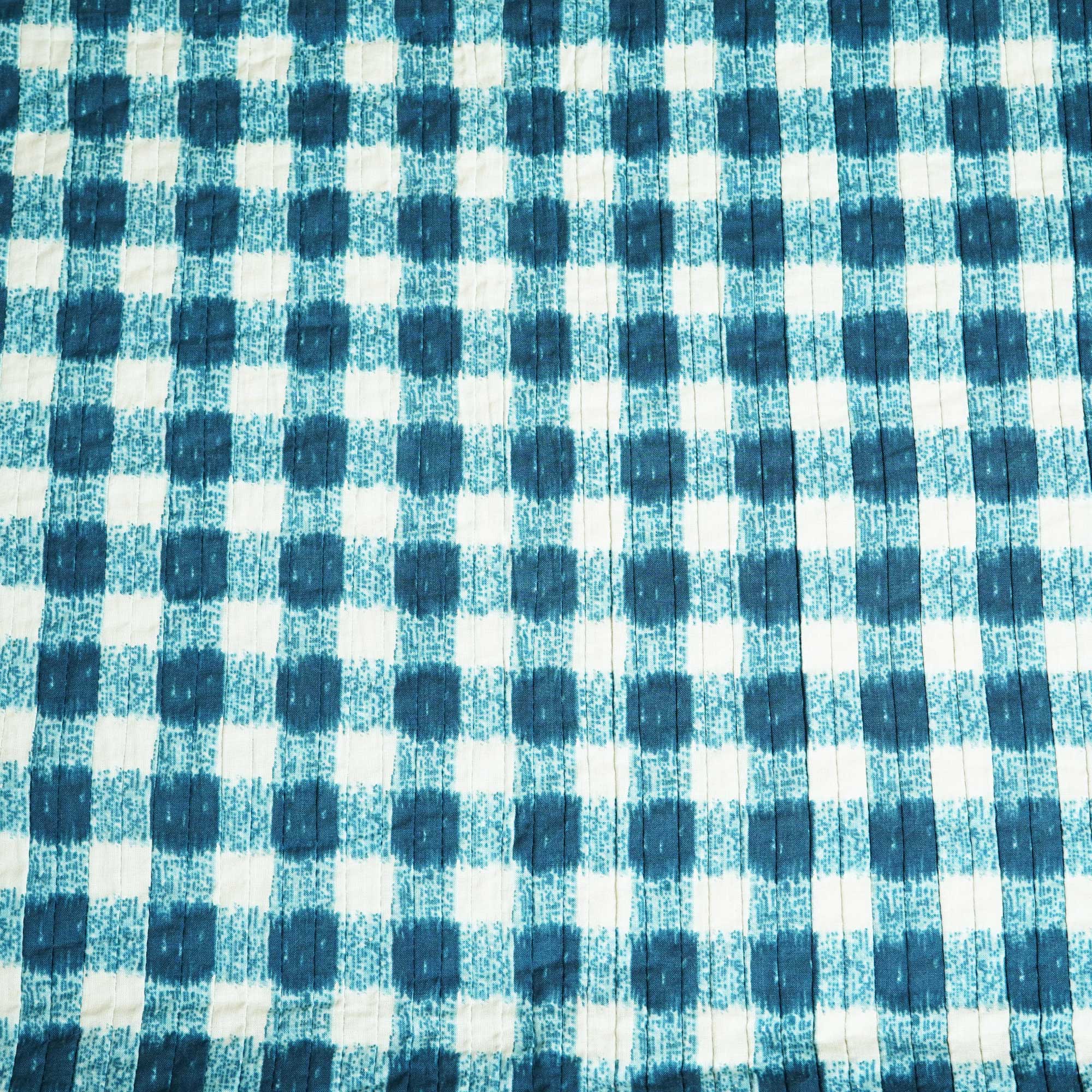 Indigo Pintuck Cotton Fabric MFL-23660 - Image 3