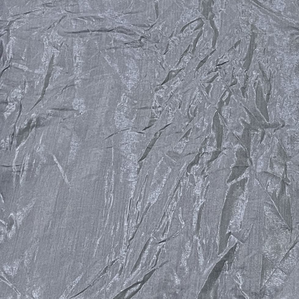 Iron Grey Solid Shantoon Fabric - Image 2