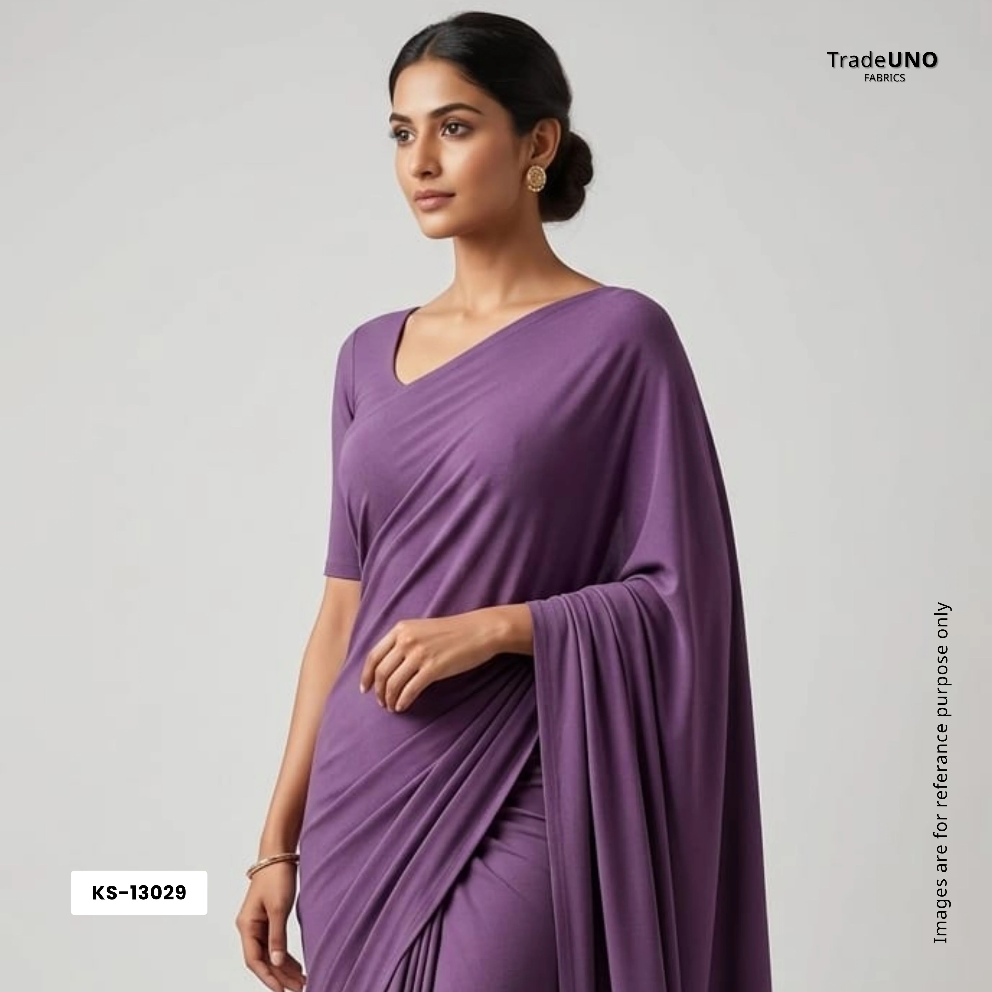 Jam Purple Solid Lycra Dyed KS-13029 - Image 5