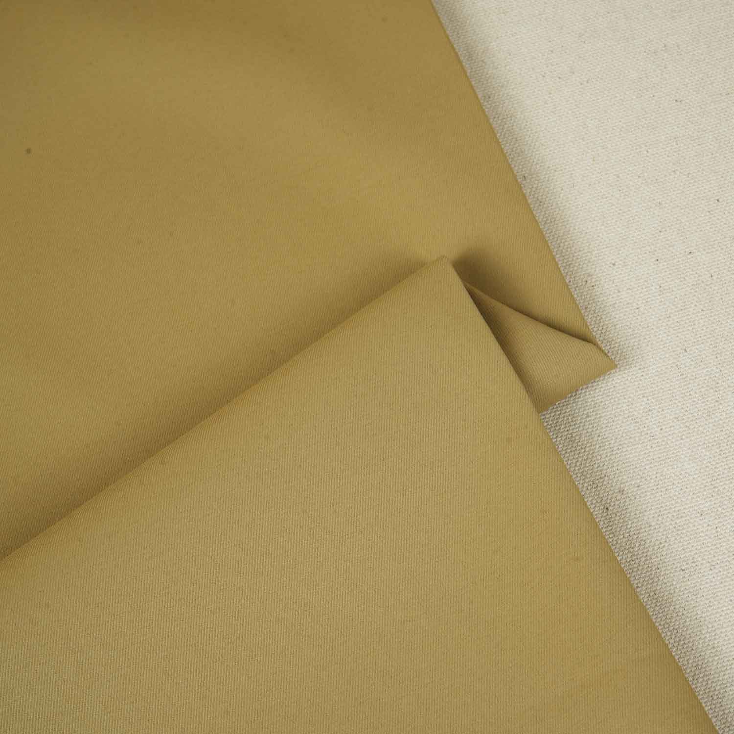 Khaki Solid Suiting Lycra Fabric ST-27959 - Image 2