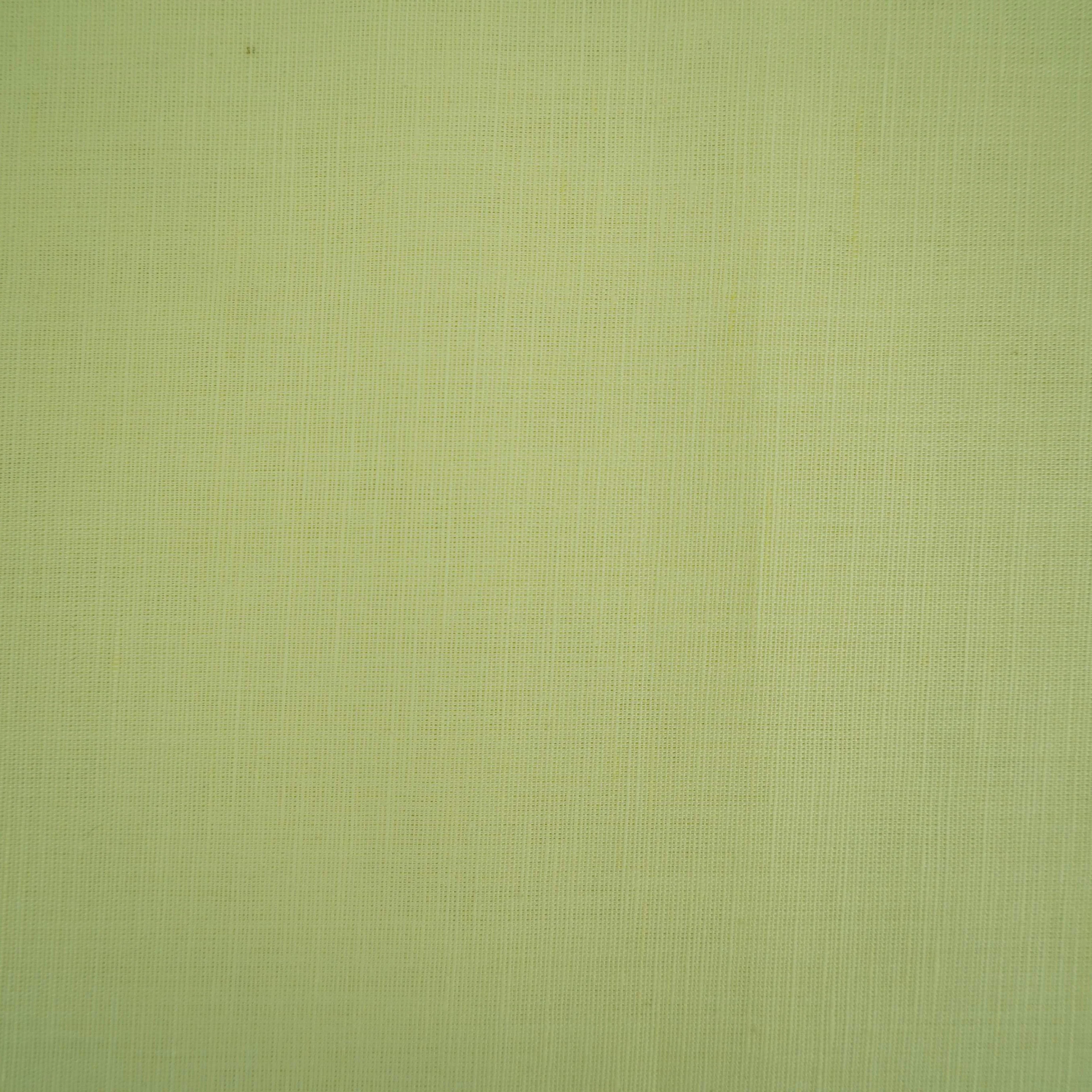 Lemon Yellow Solid Cotton Linen Fabric 40% Linen 60% Cotton MKT-31467 - Image 2