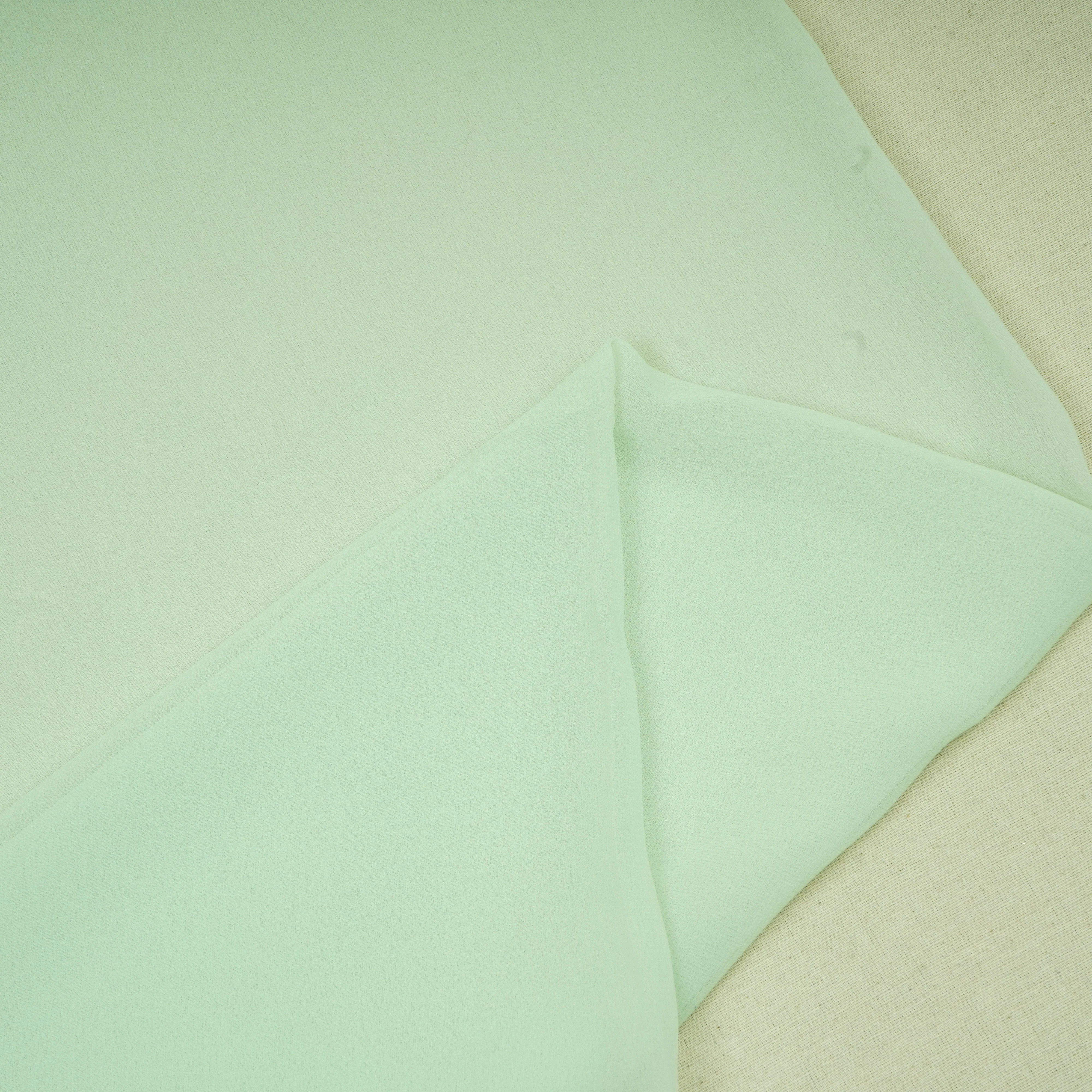 Light Green Georgette Fabric 6821 - Image 3