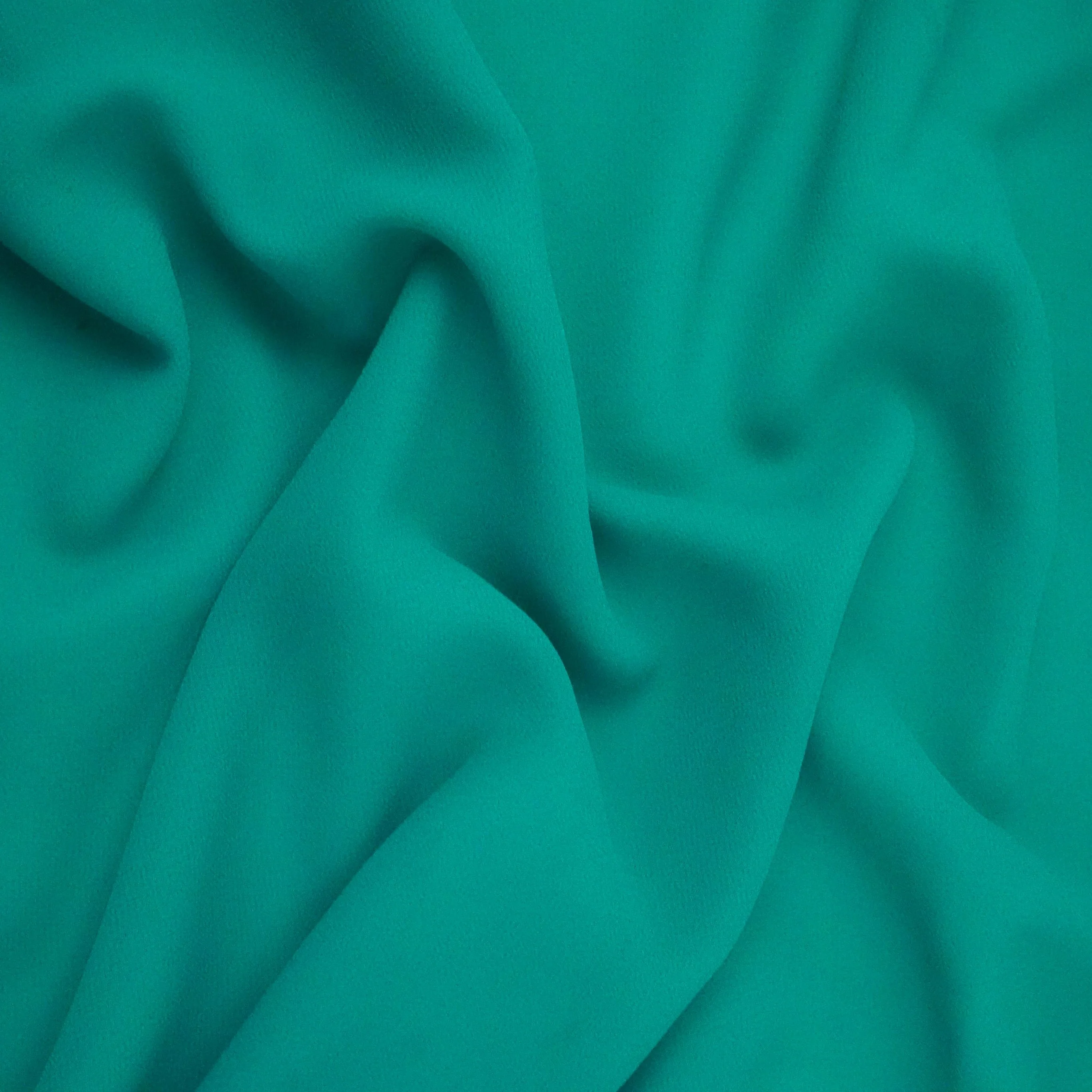 Light Green Solid Georgette VF-16576 - Image 3