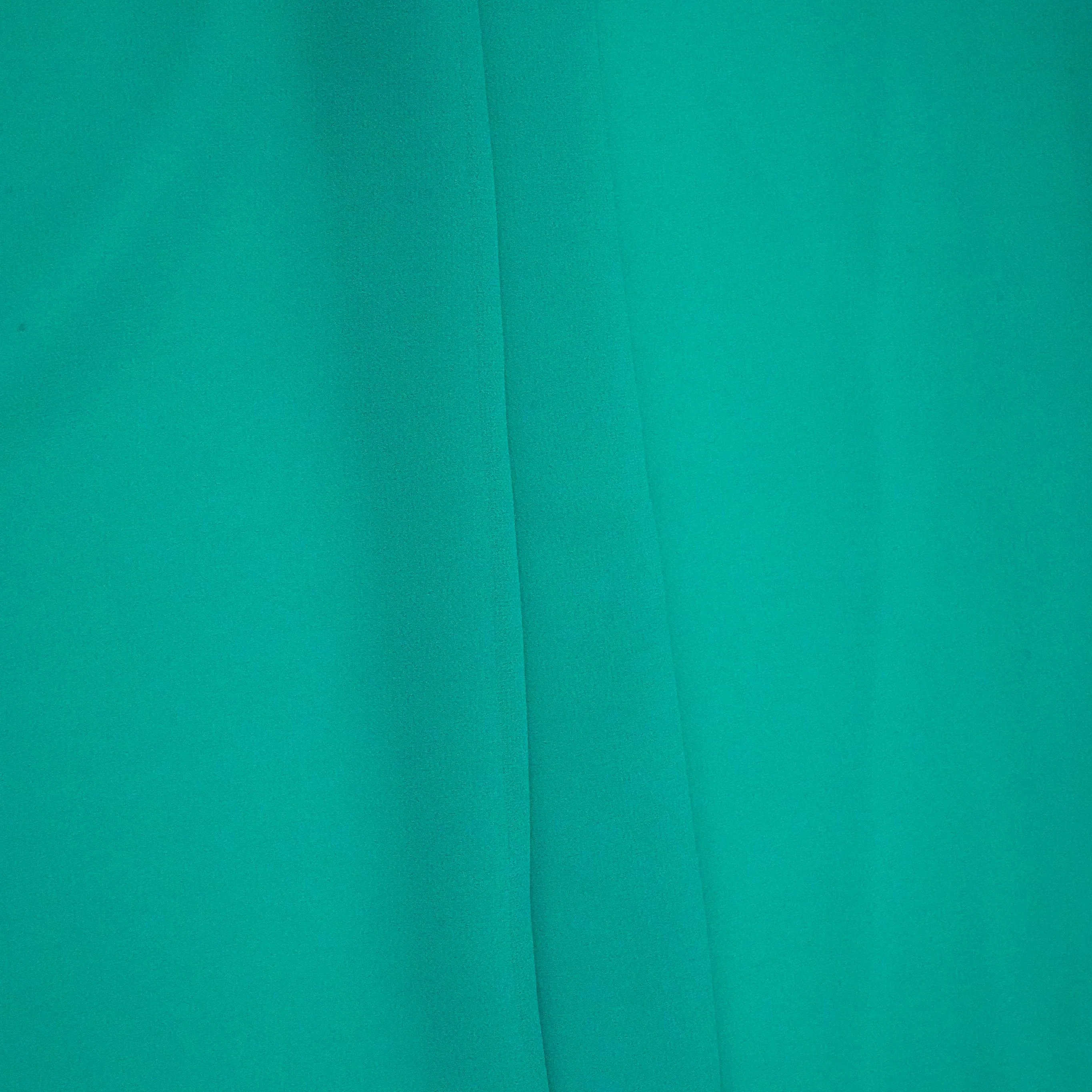 Light Green Solid Georgette VF-16576 - Image 5