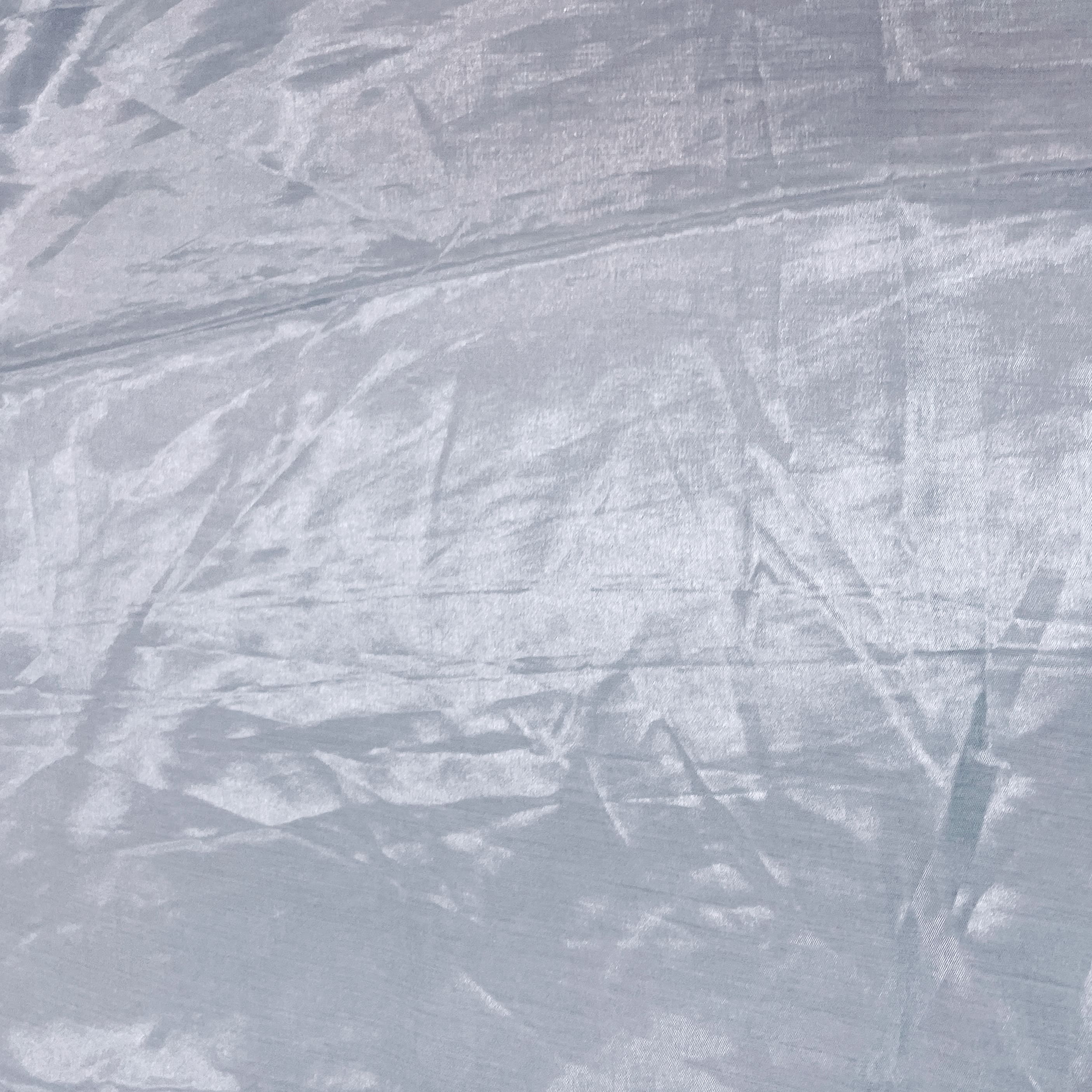 Light Grey Solid Shantoon Fabric - Image 2