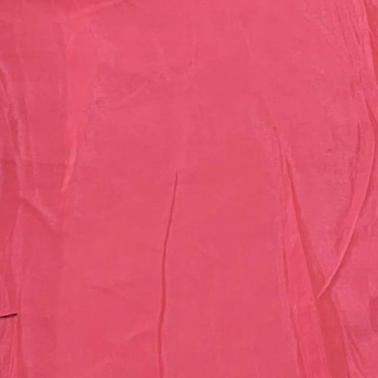 Light Neon Pink Solid Shantoon Fabric - Image 2