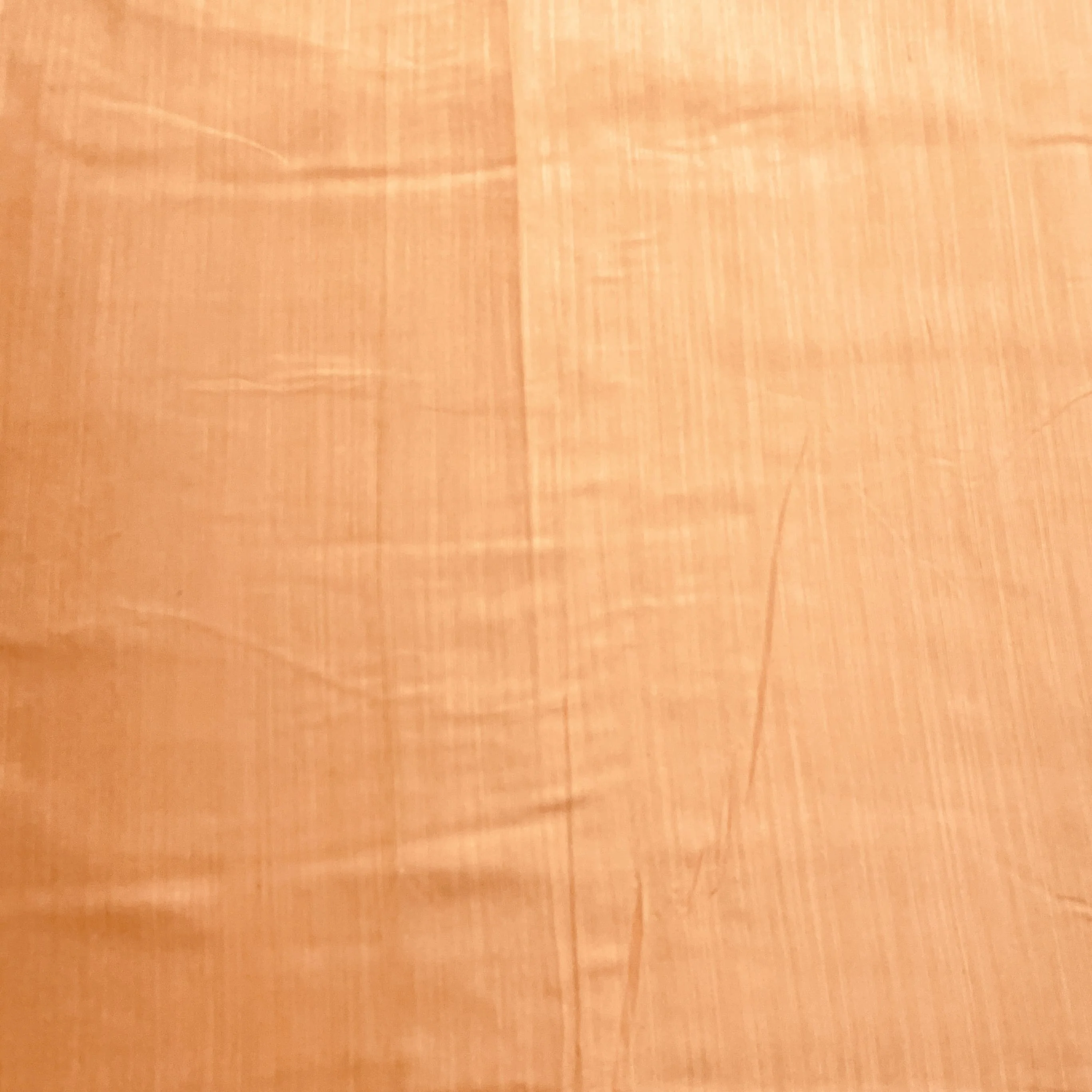 Light Orange Solid Banarasi Cotton Slub Fabric - Image 2