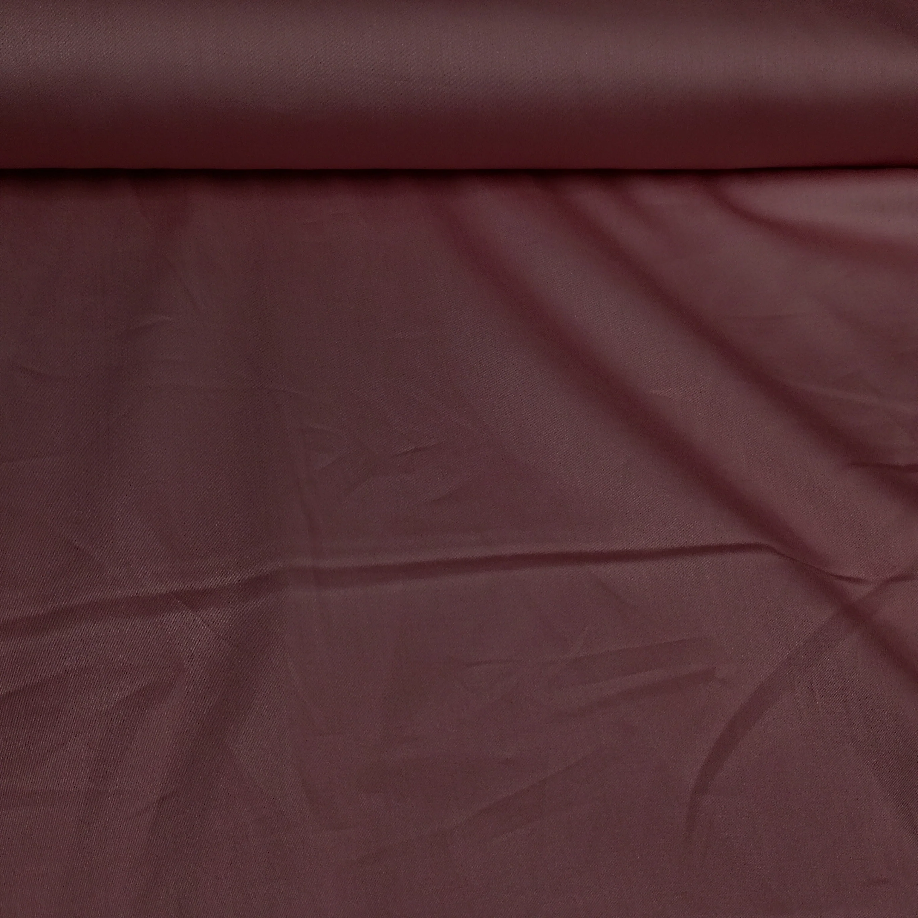 Light Pink Solid Cotton Satin Fabric - Image 2