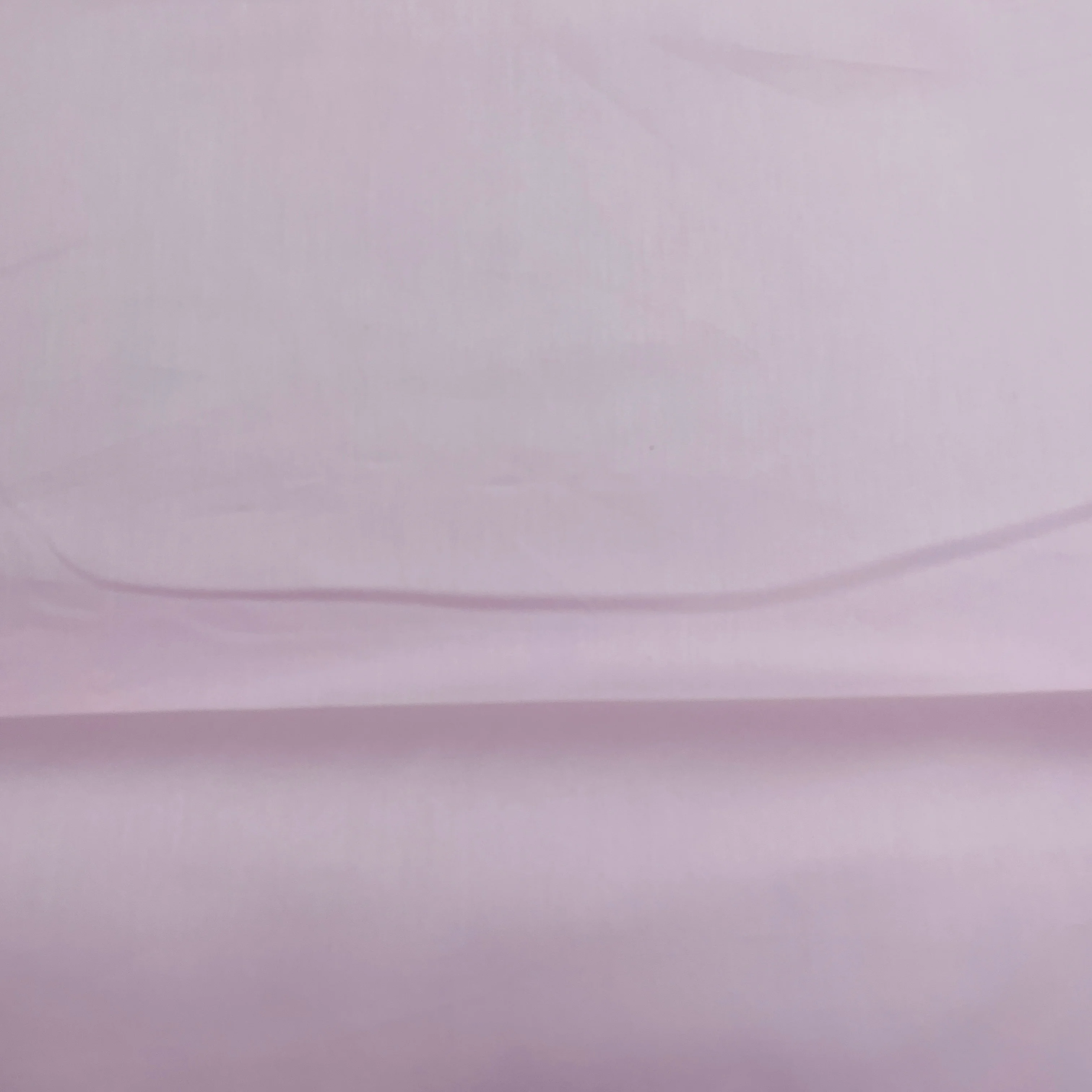 Light Pink Solid Premium Cotton Satin Fabric - Image 3