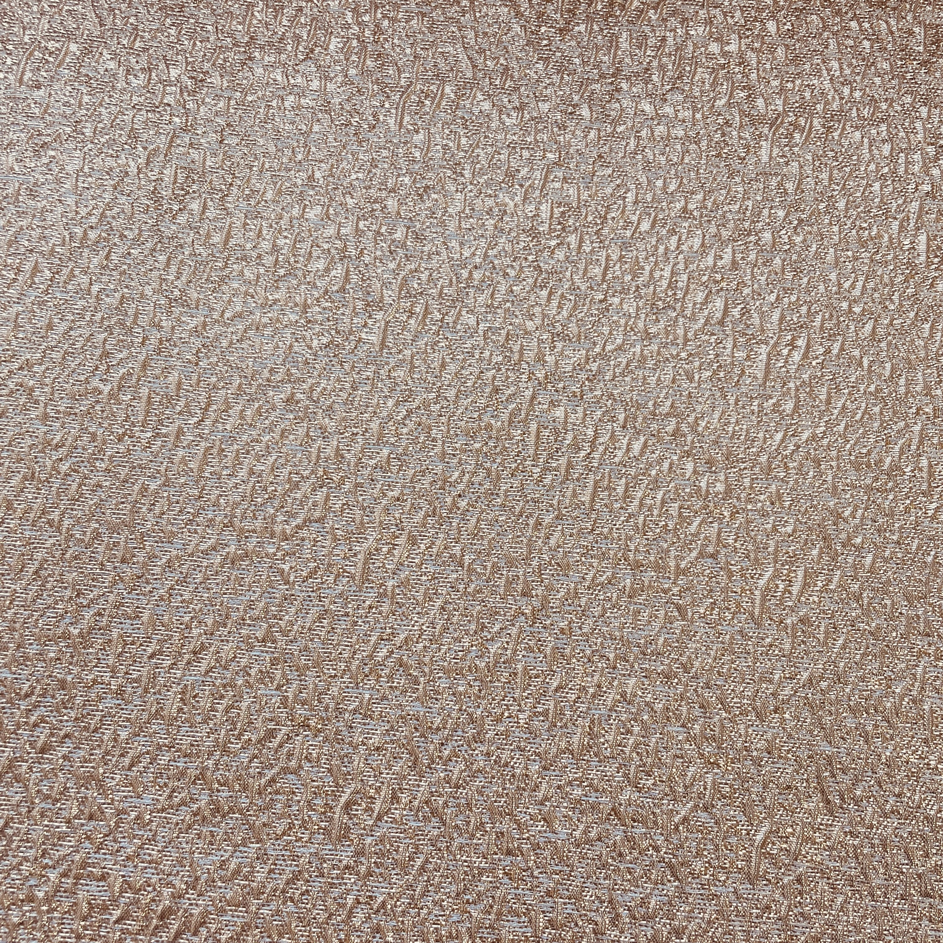 Light Pink Solid With Golden Brocade With Lurex Fabric 12365 - Image 2