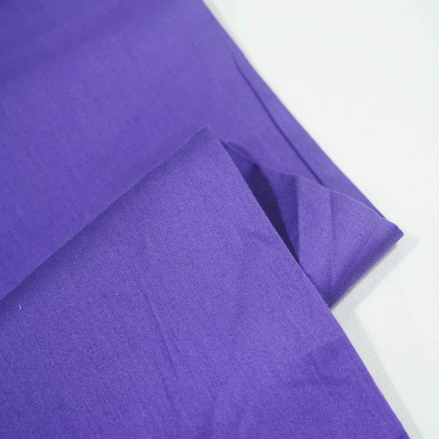 Light Purple Solid Cotton Satin TU-7424 - Image 2
