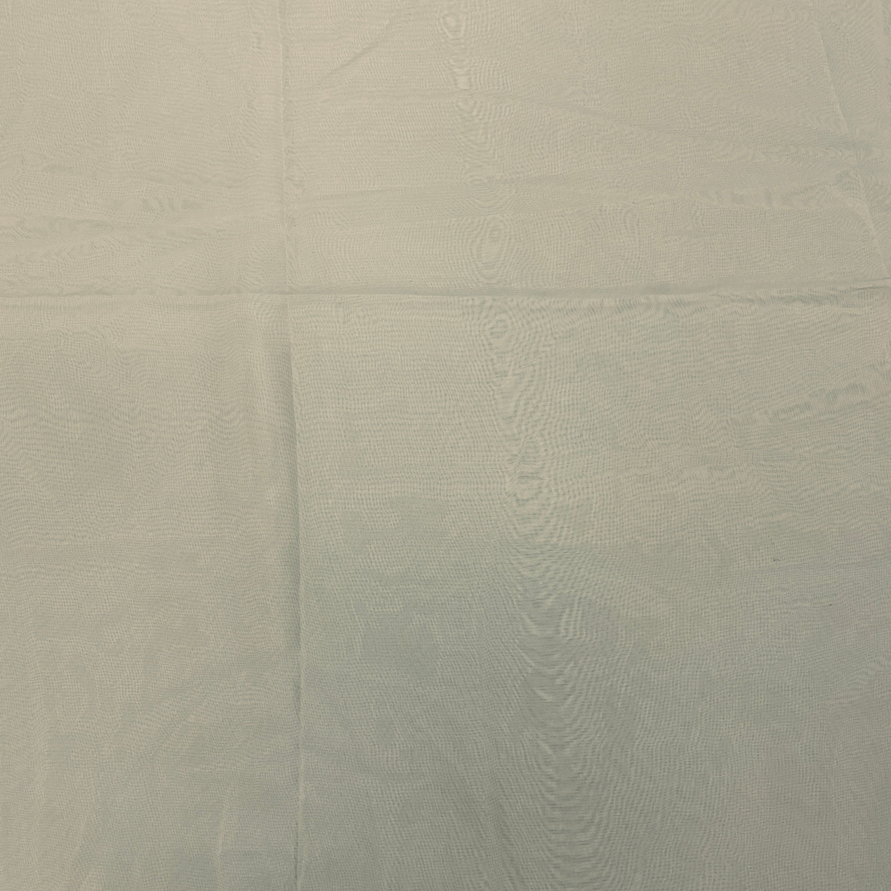 Light Yellow Solid Satin Organza Fabric - Image 2