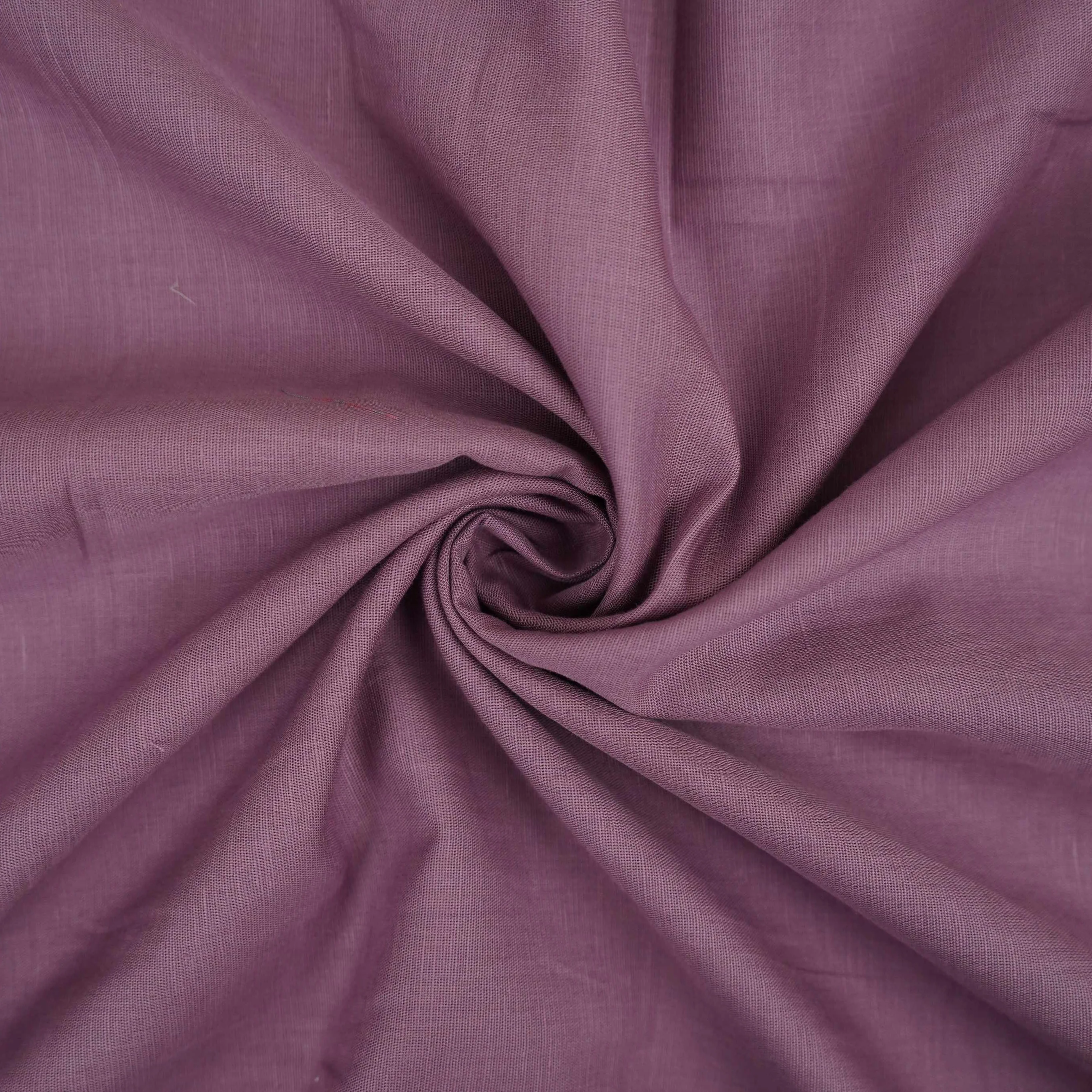 Lilac Solid Cotton Linen Fabric 40% Linen 60% Cotton MKT-31468 - Image 3