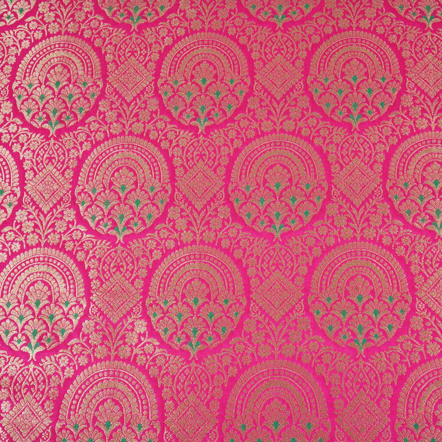 Magenta Jaal with Mina Buta Brocade Fabric KR-28061 - Image 4
