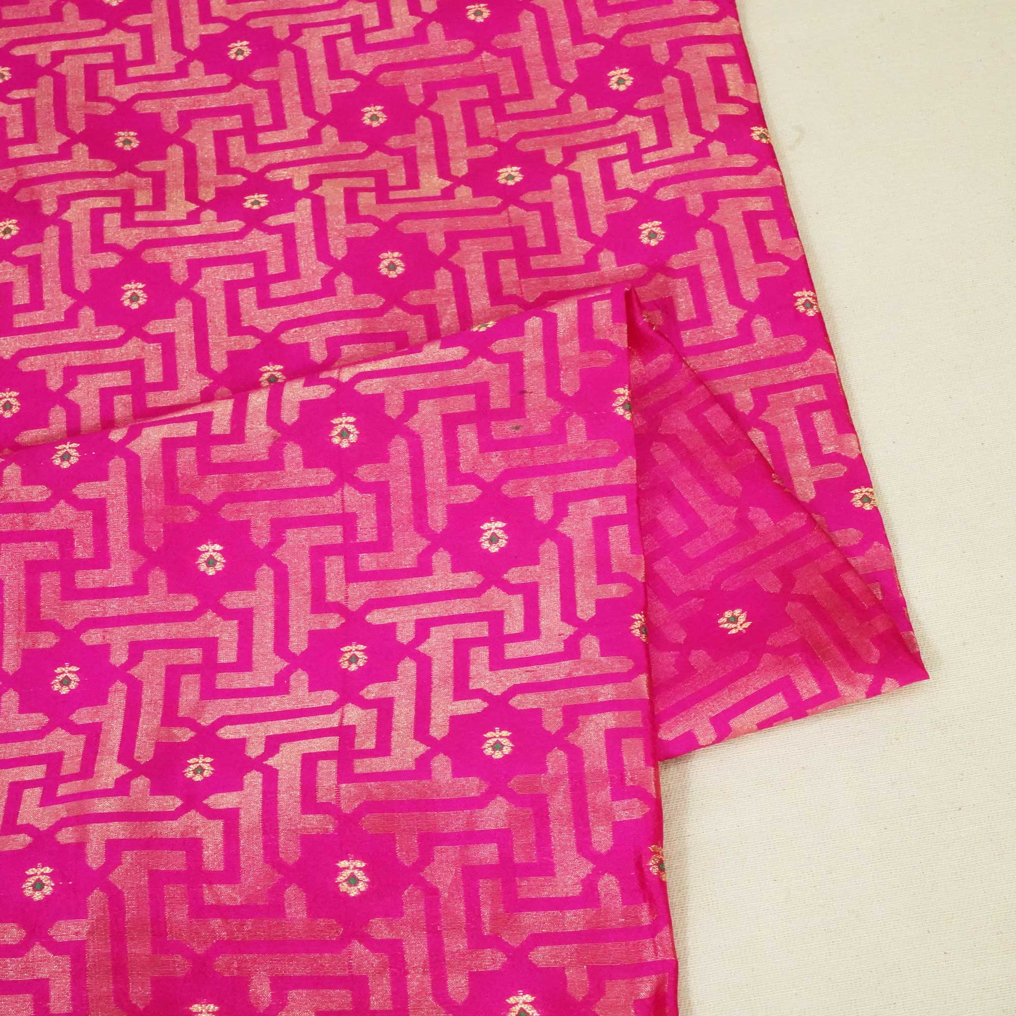 Magenta Mina Booti Dupian Silk Tissue YF-24381 - Image 2