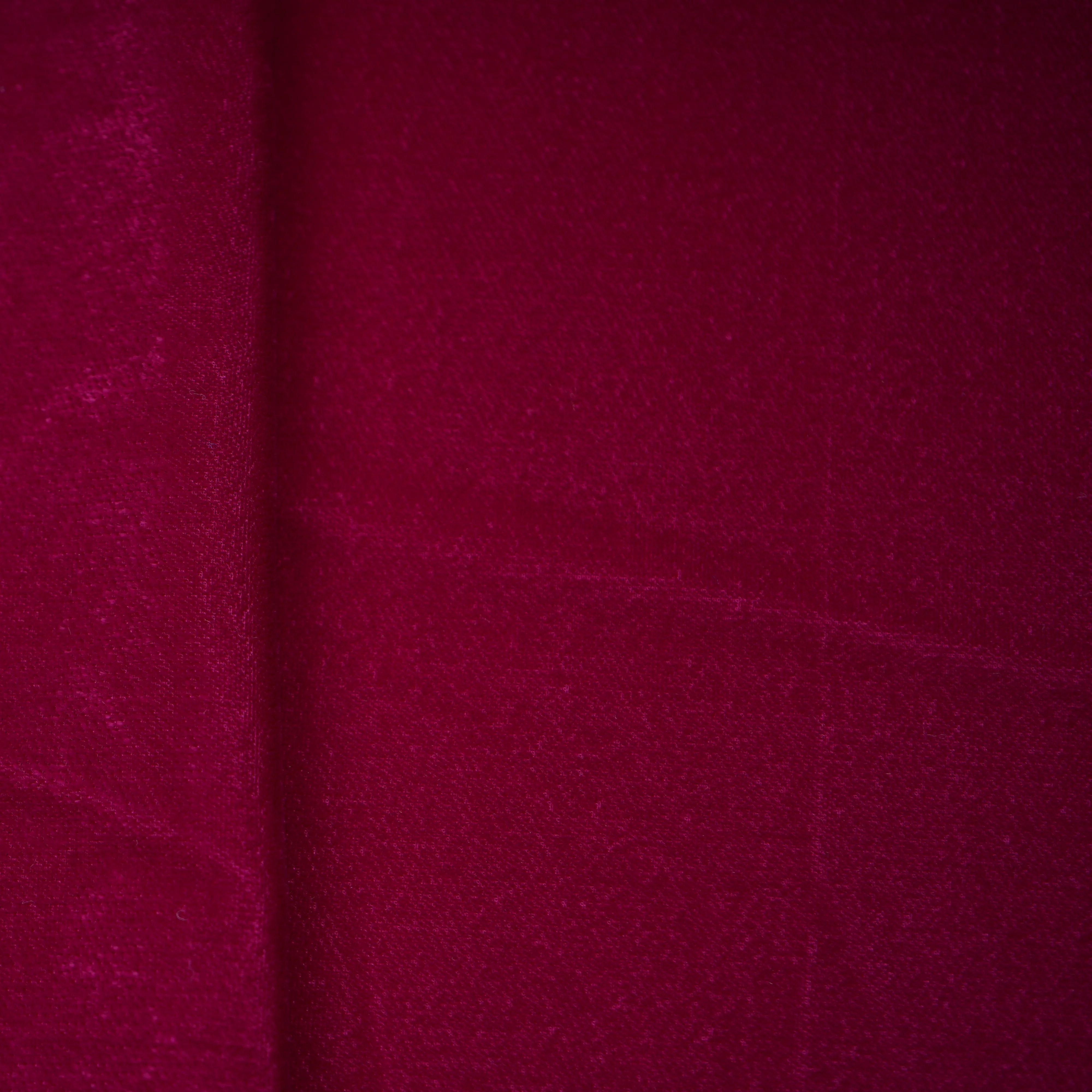 Magenta Solid Viscose Velvet Fabric 21227 - Image 2