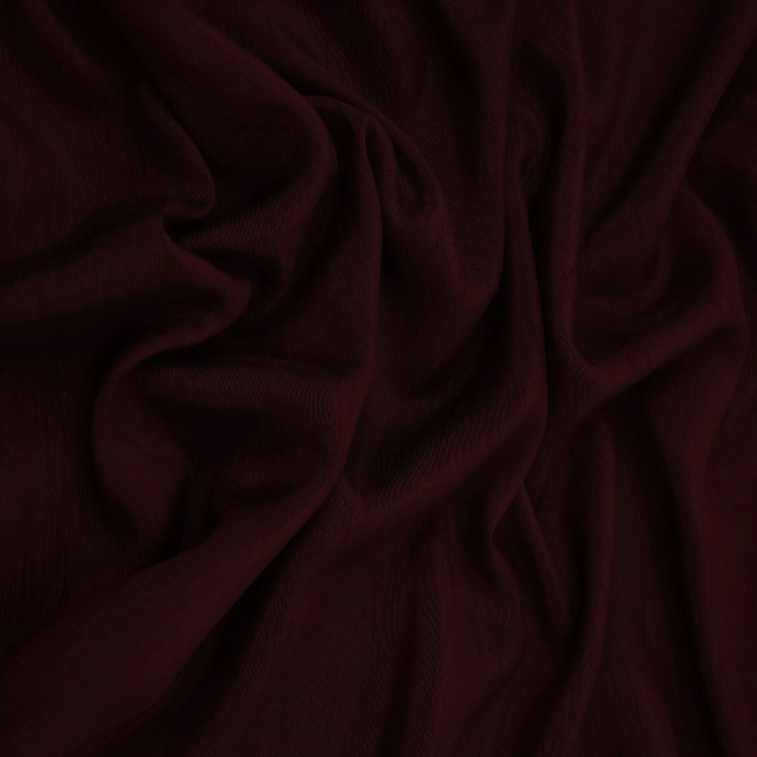Maroon Solid Bemberg Raw Silk Fabric SSMR-03 - Image 3
