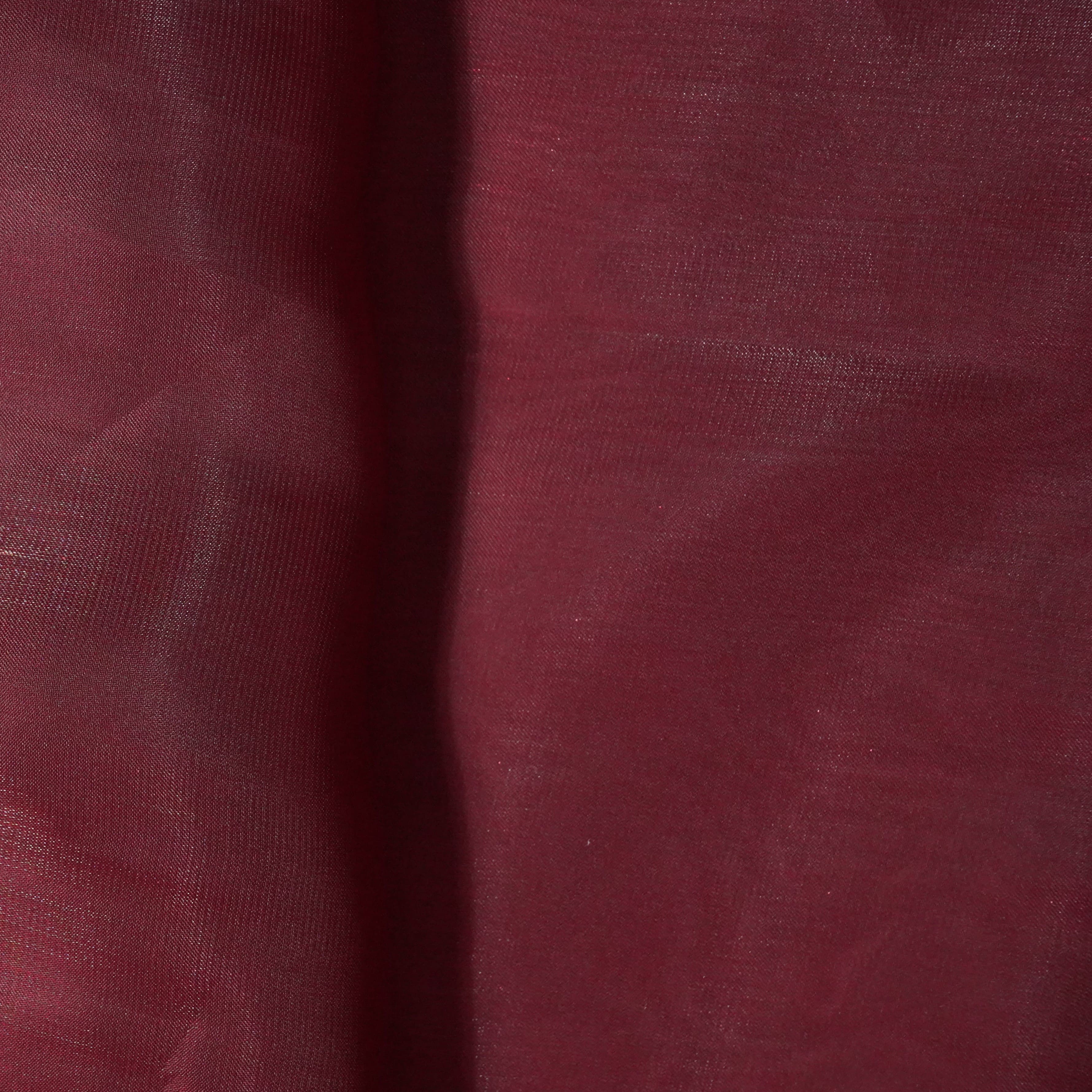 Maroon Solid Jimmy Choo Organza Fabric 21957 - Image 2