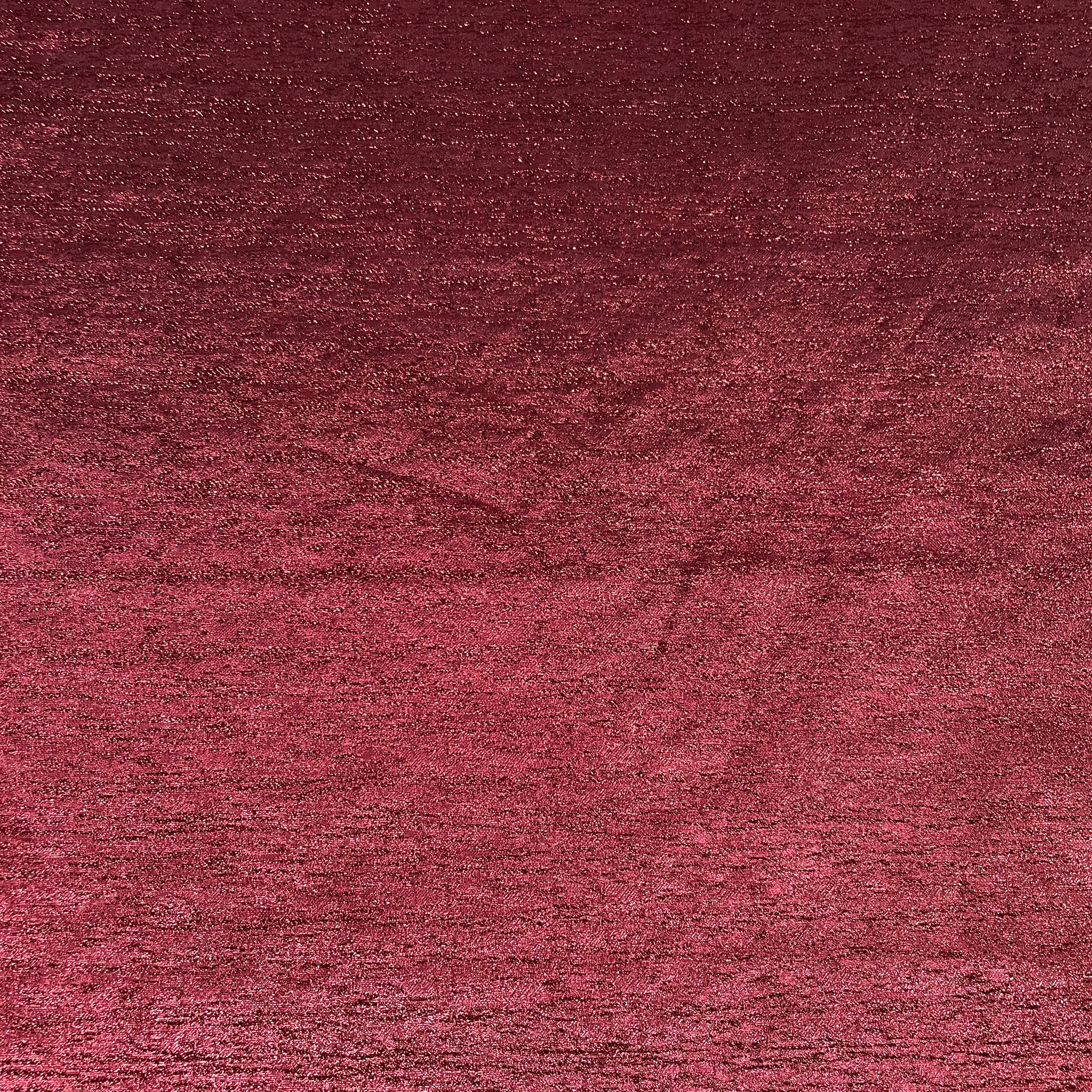 Maroon Solid Shimmer Brocade Jacquard Fabric - Image 2
