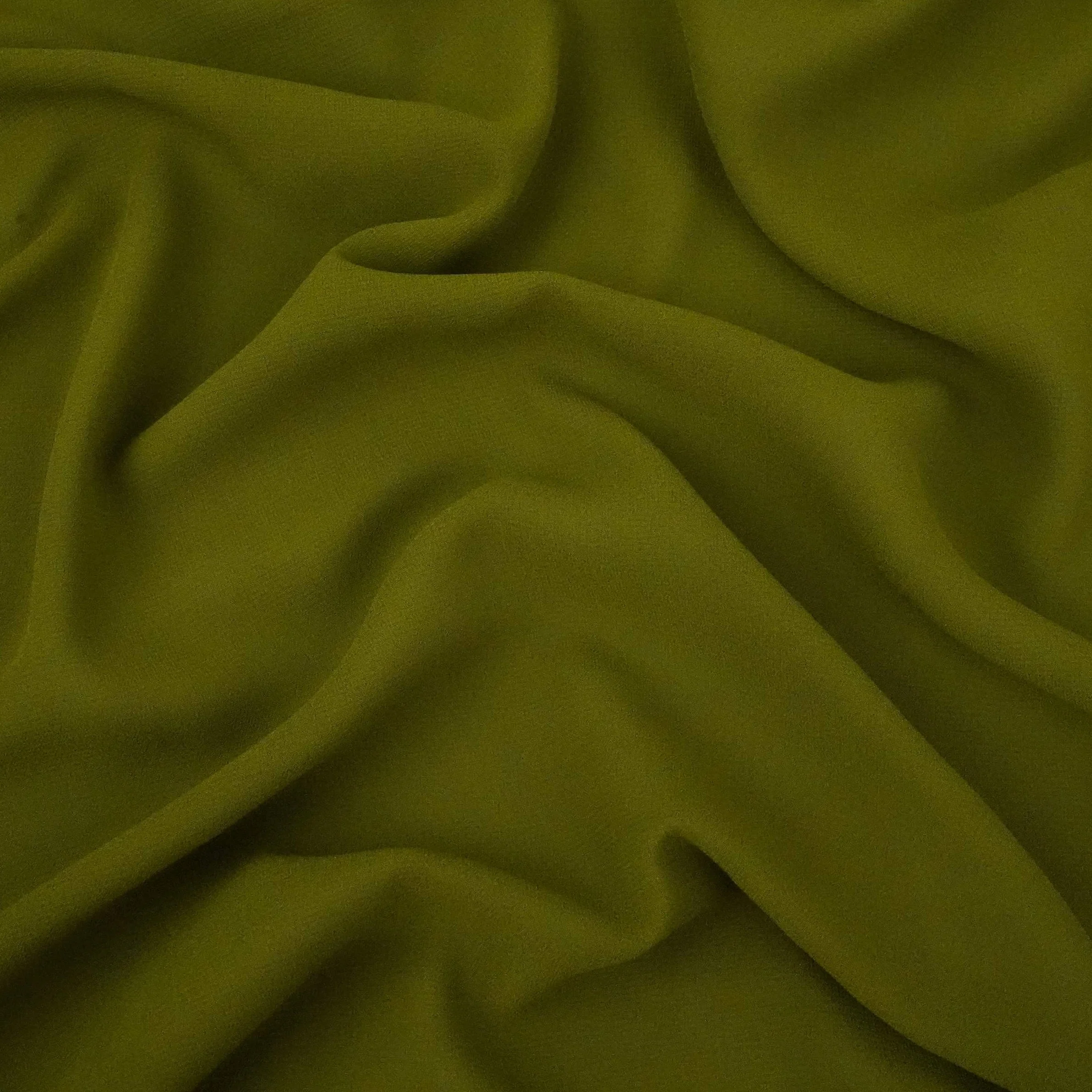 Mehendi Green Solid 60Gm Georgette Fabric SSMG-32 - Image 3