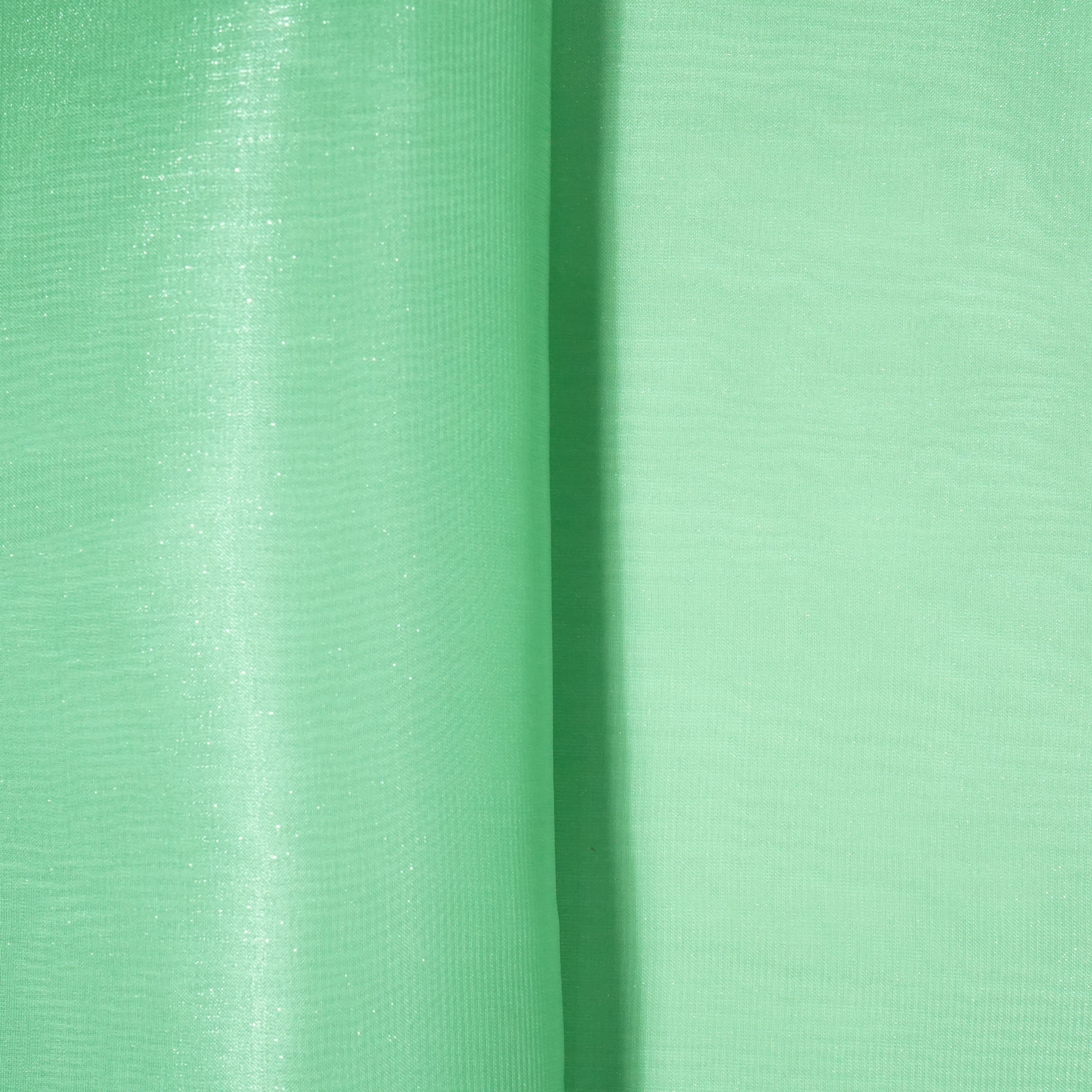 Mint Green Solid Jimmy Choo Organza Fabric 21951 - Image 2