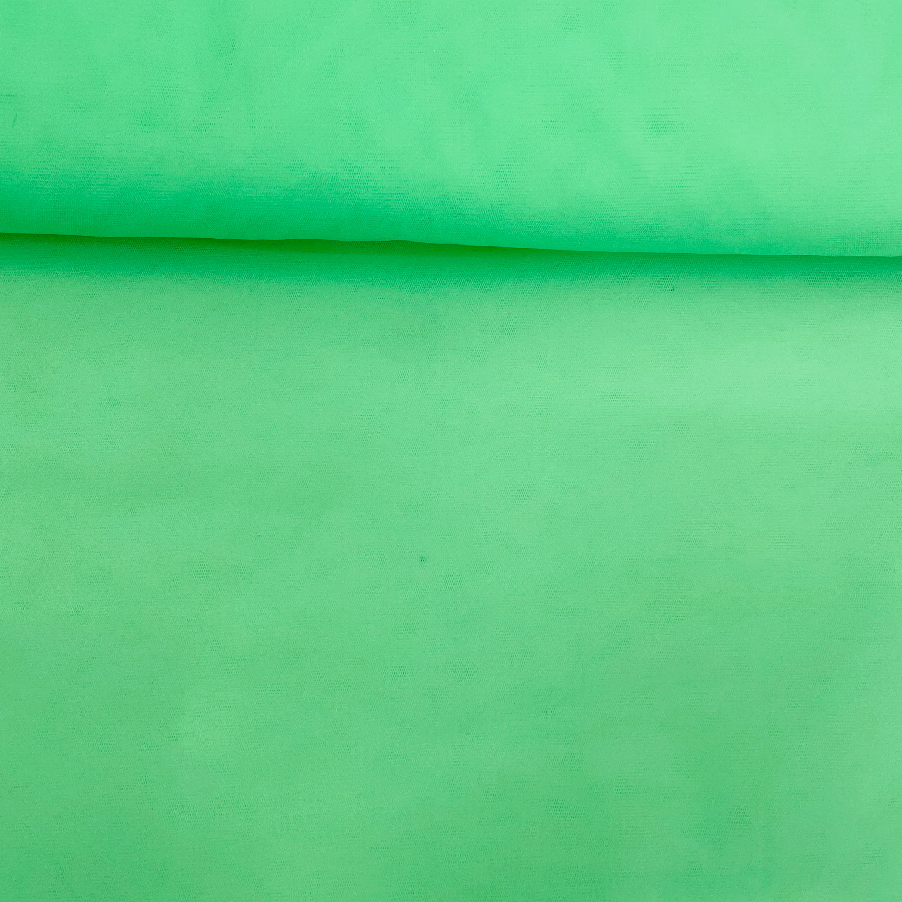 Bright Mint Green Solid Net Fabric - Image 3