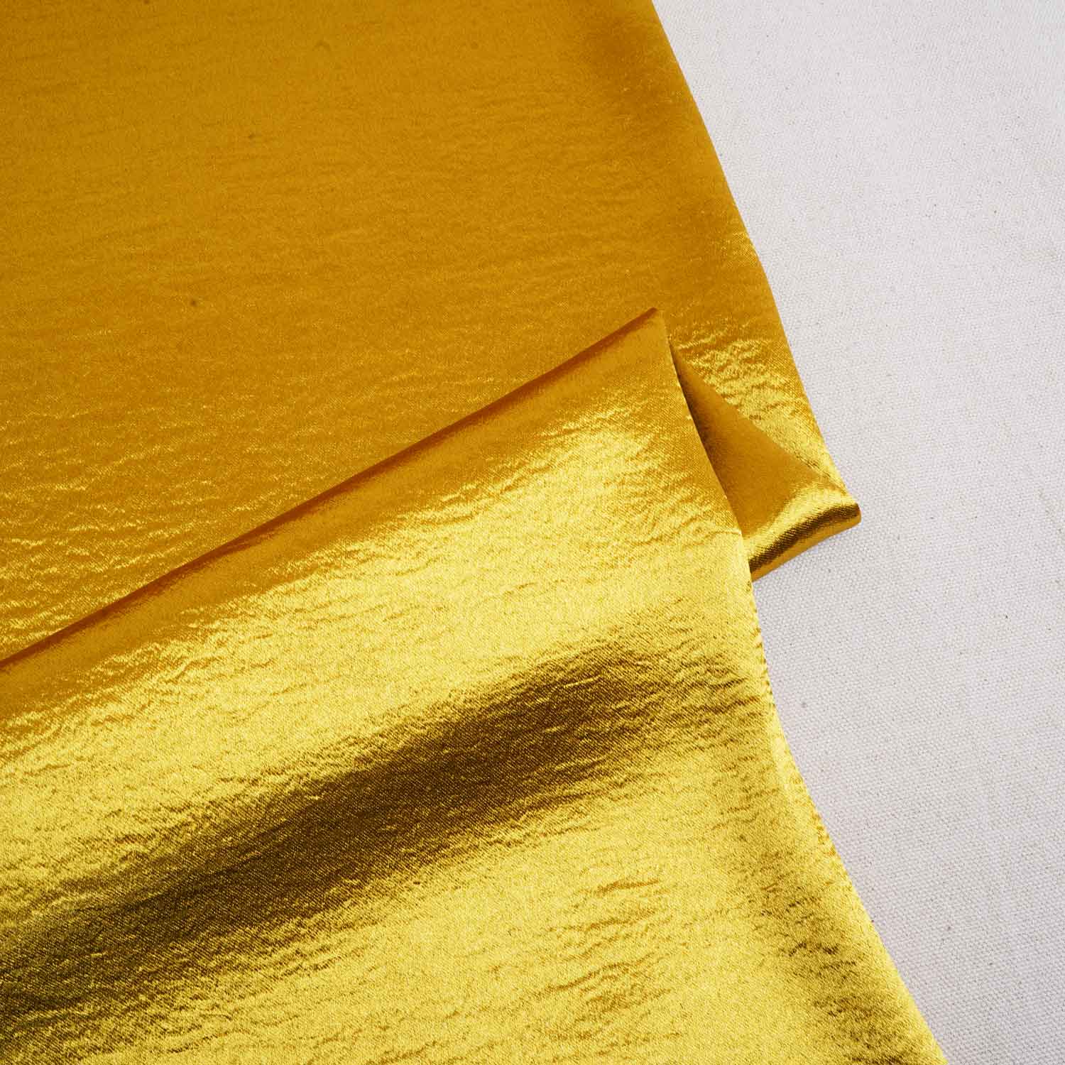 Mustard Solid Soft Satin Fabric PDM-28539 - Image 2