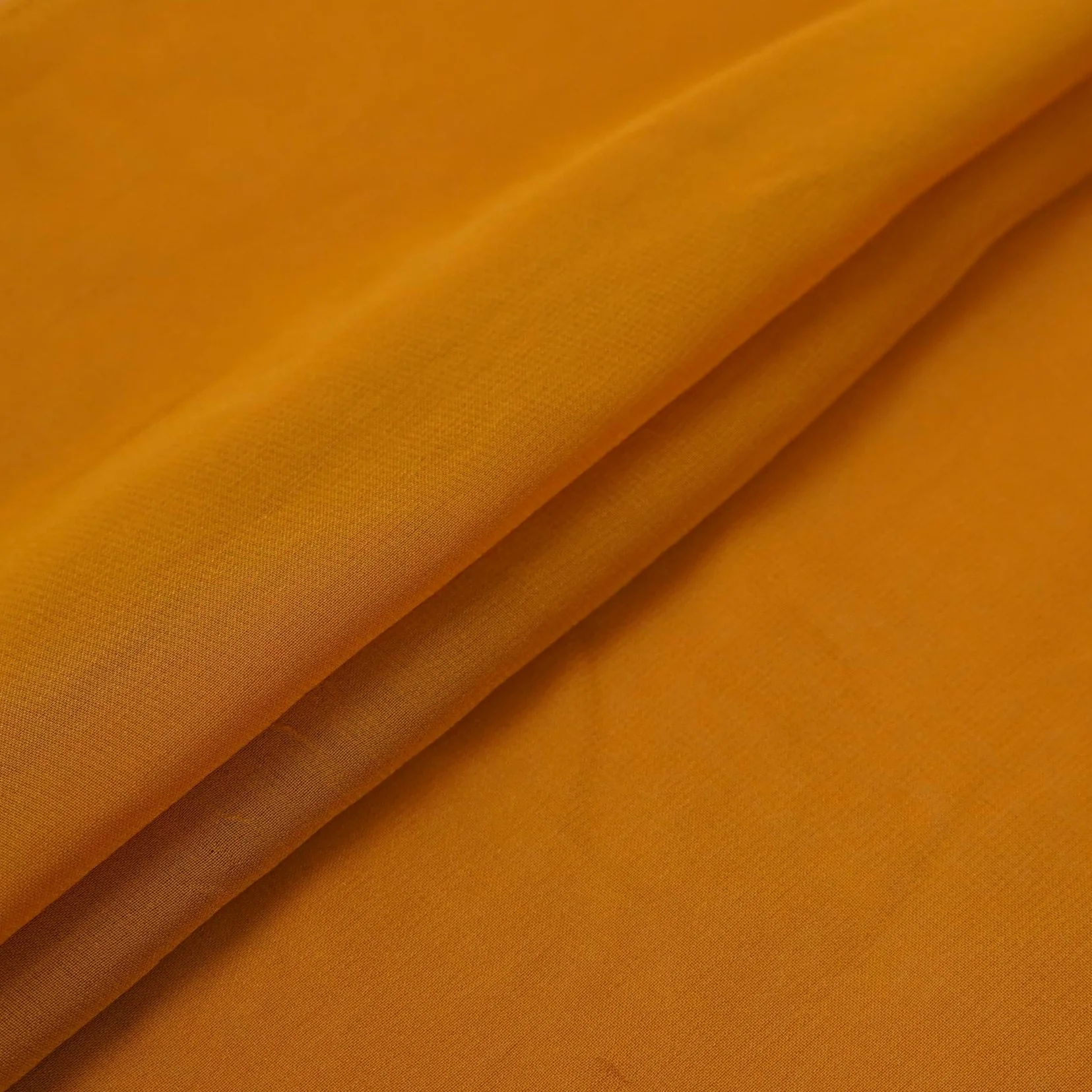 Mustard Yellow Solid 60gm Georgette Fabric SSMG-05 - Image 4