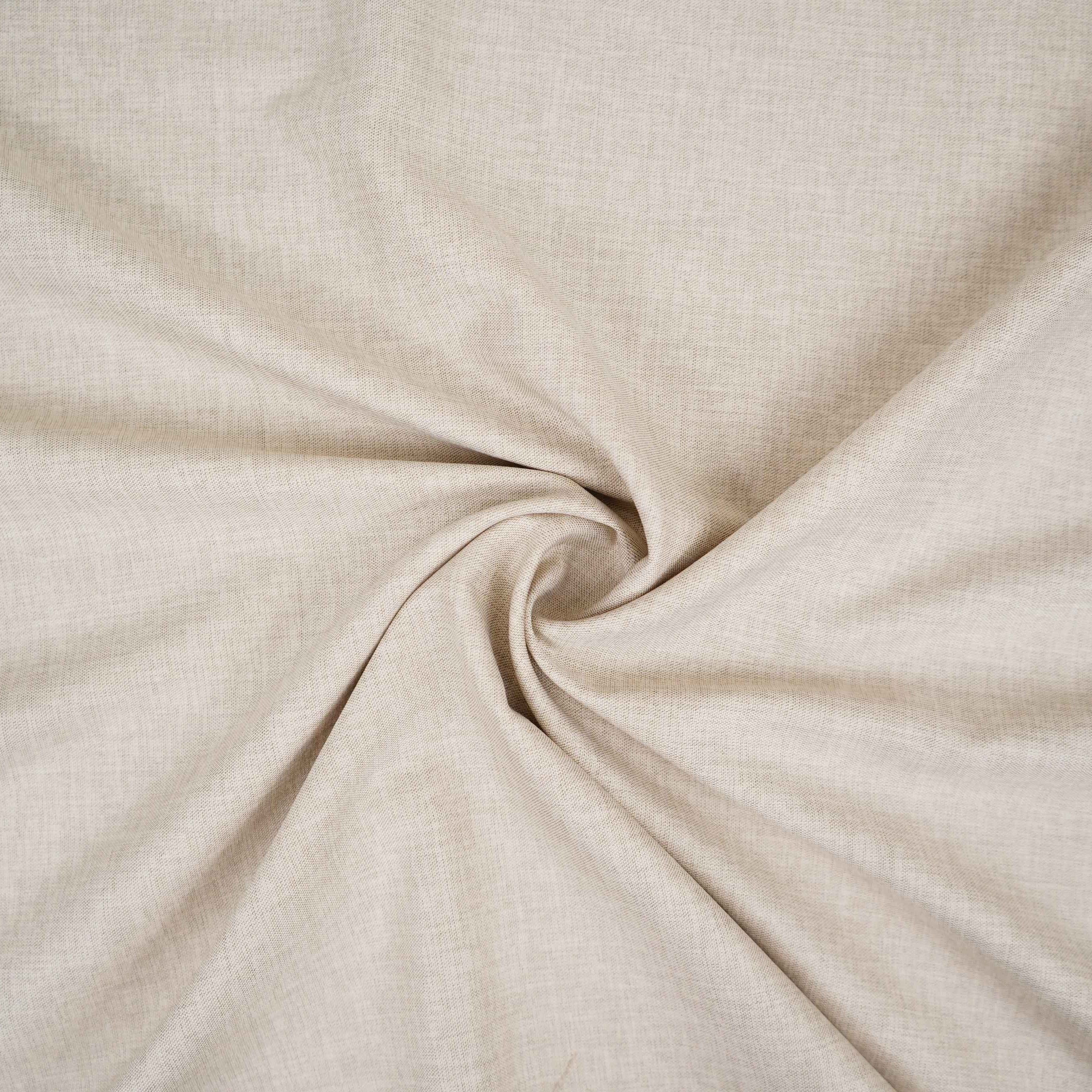 Natural Beige Solid Suiting Fabric ASMI-31305 - Image 3