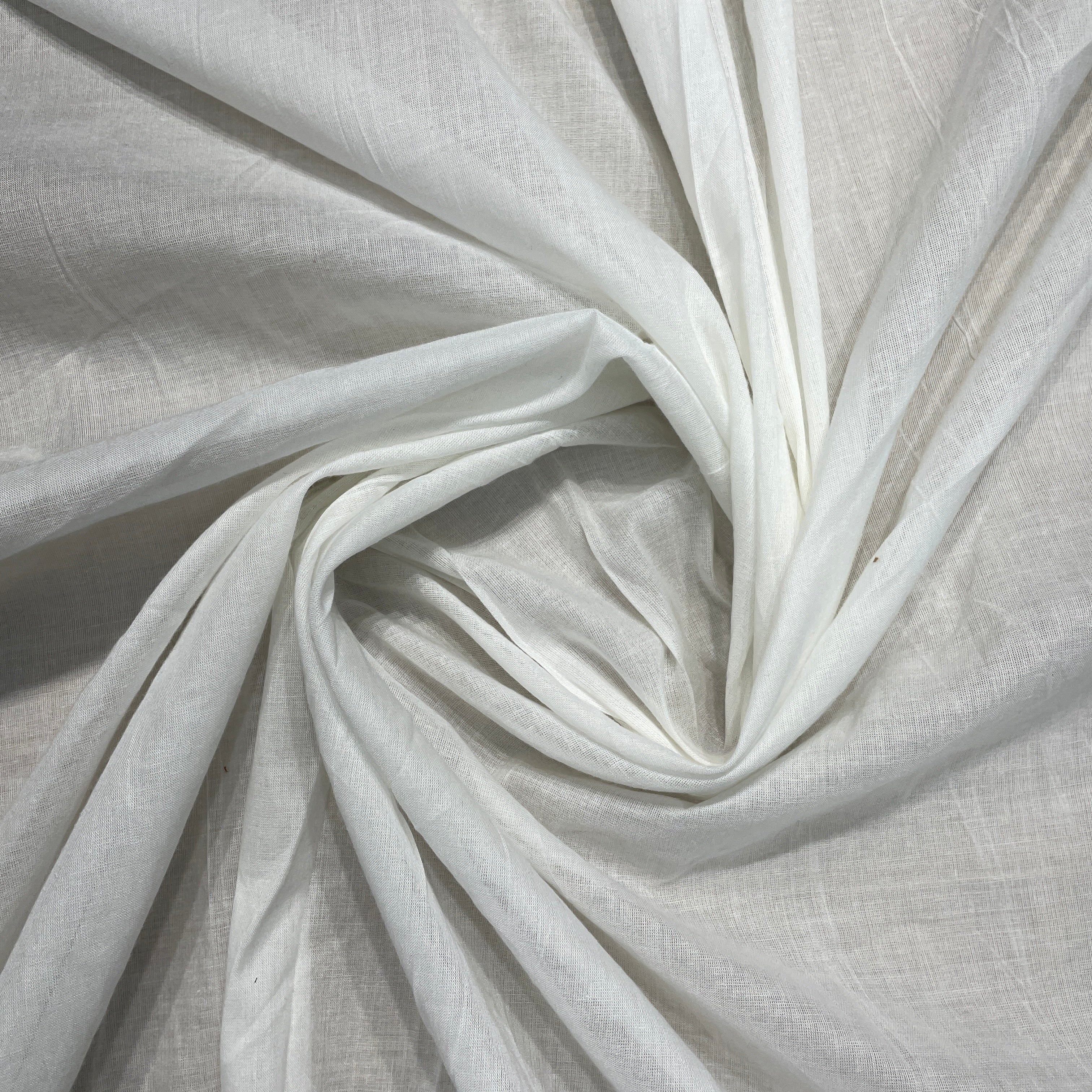 Off White 60s 92x78-63"Dyeable Modal Birla Rayon Fabric