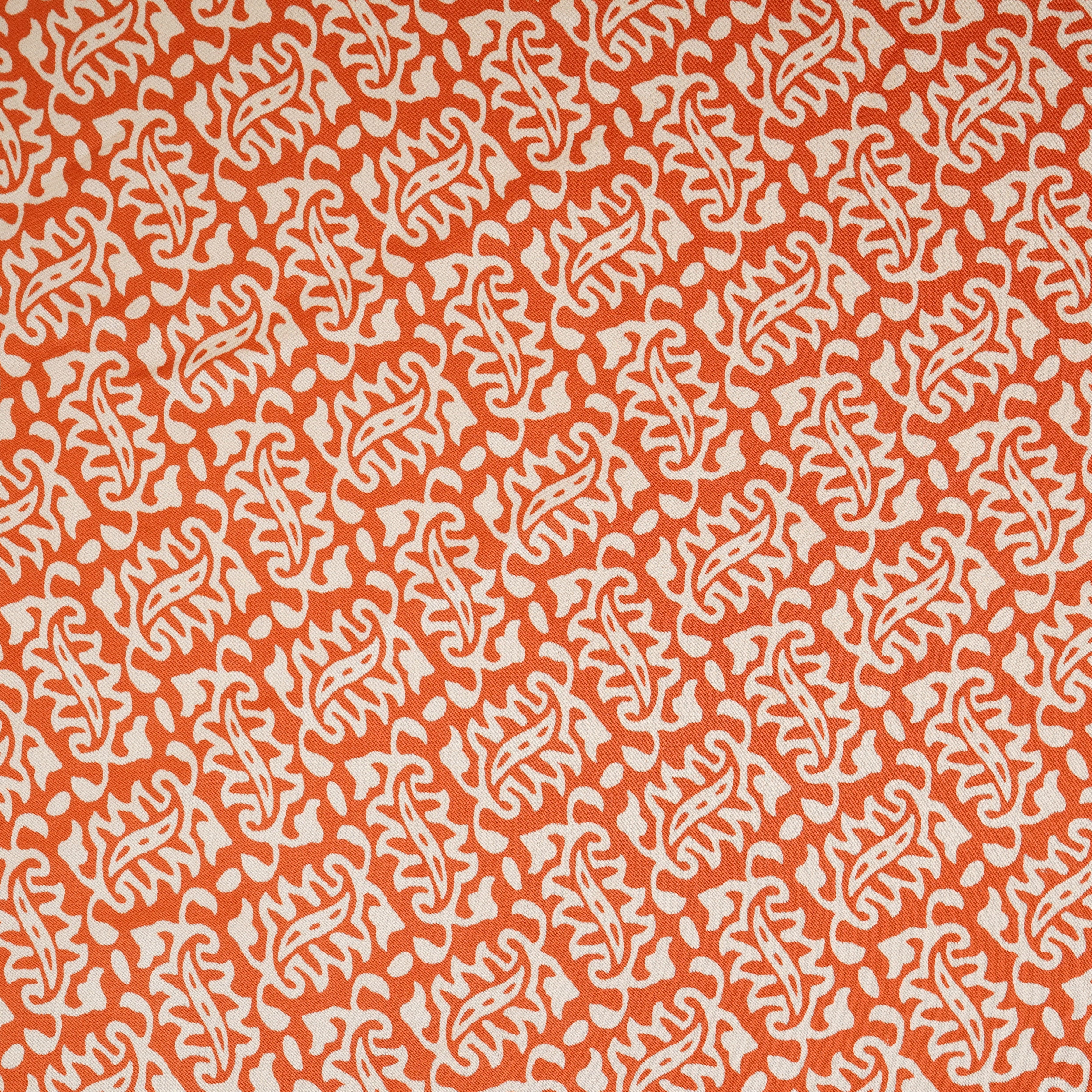 Orange Bagru Print Modal Satin SN-29498 - Image 2