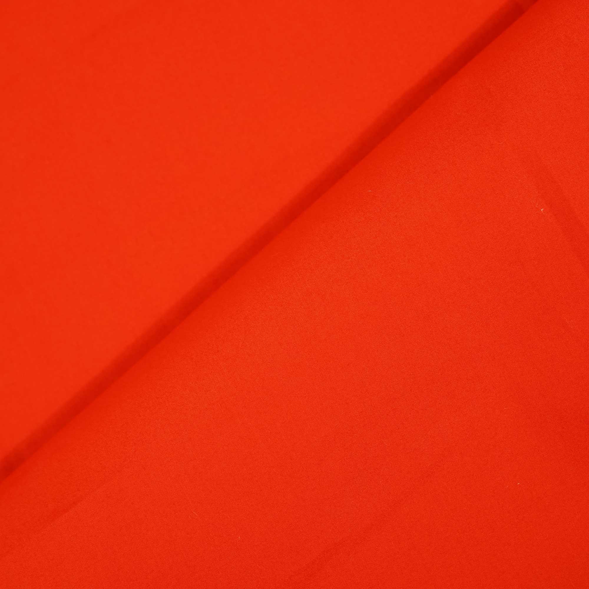 Orange Solid Poplin Fabric LSF-24289 - Image 3