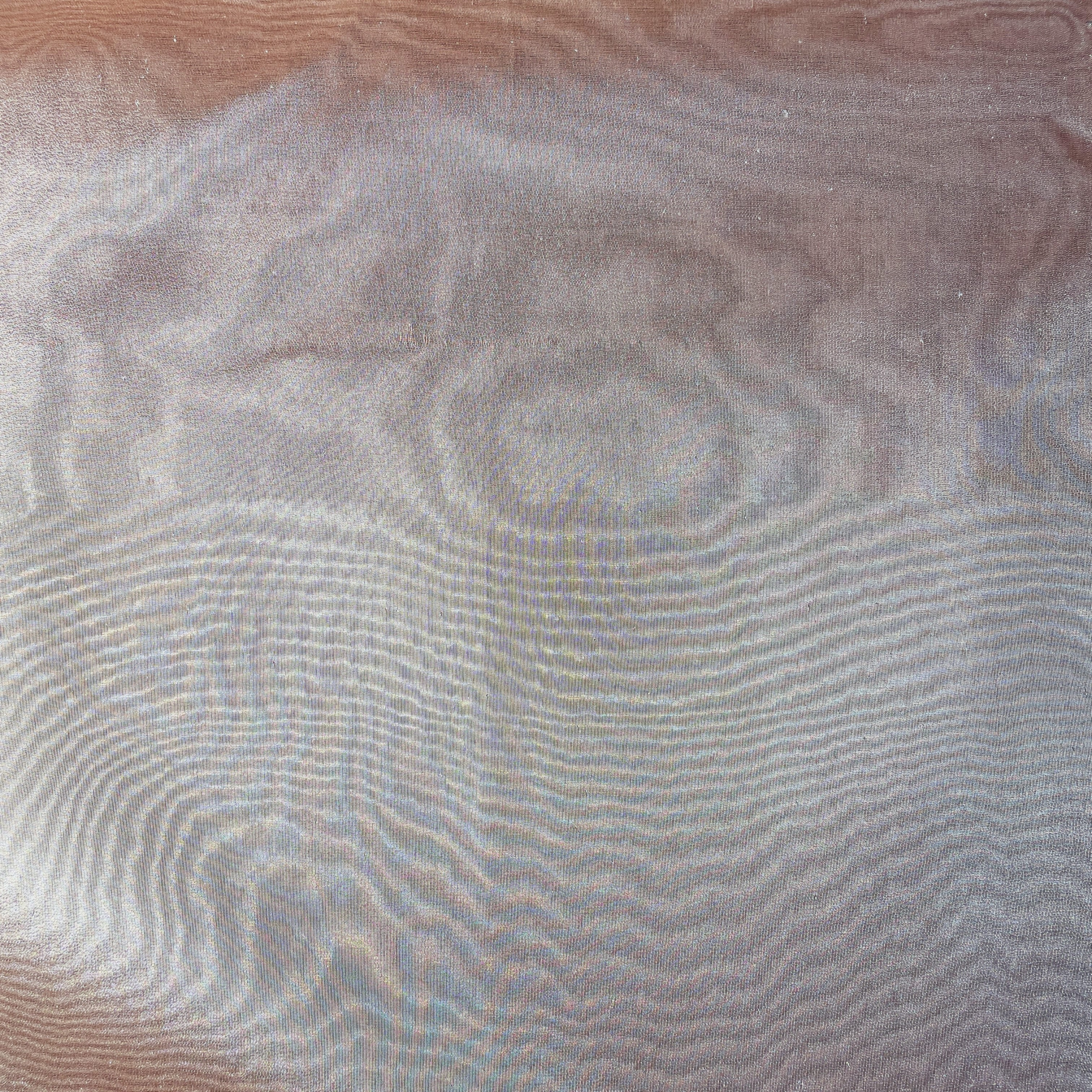 Peach Solid Plain Tissue Fabric 18759 - Image 4